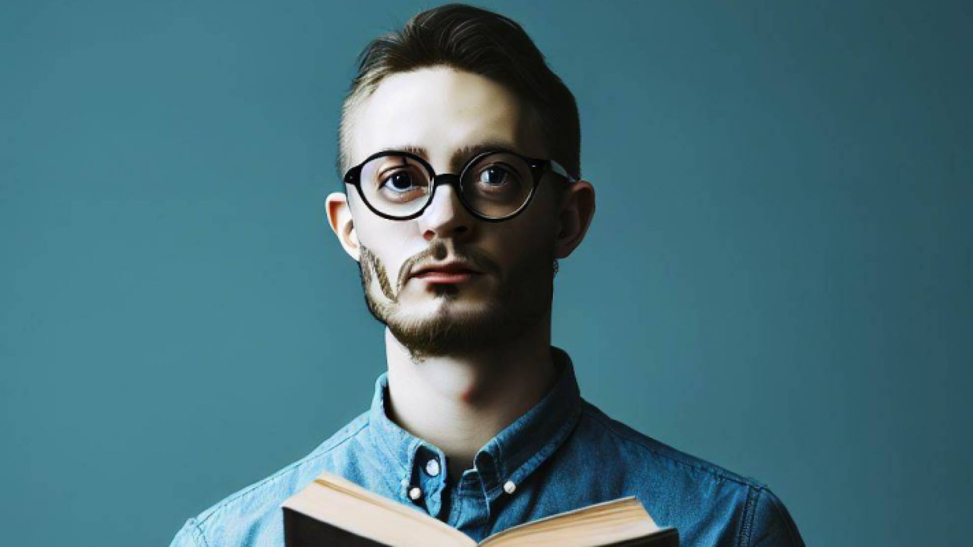 صورة رجل بتقنية الذكاء الاصطناعي