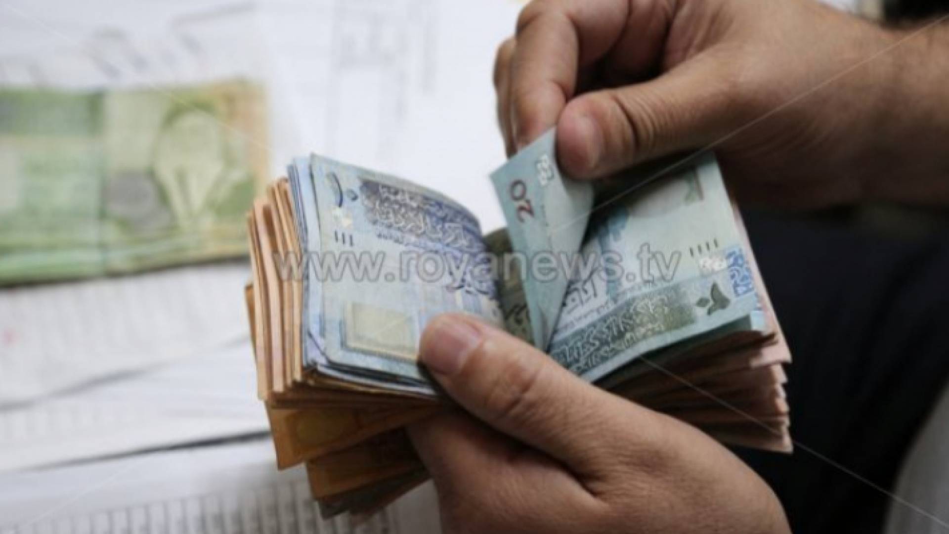 مبالغ نقدية أردنية