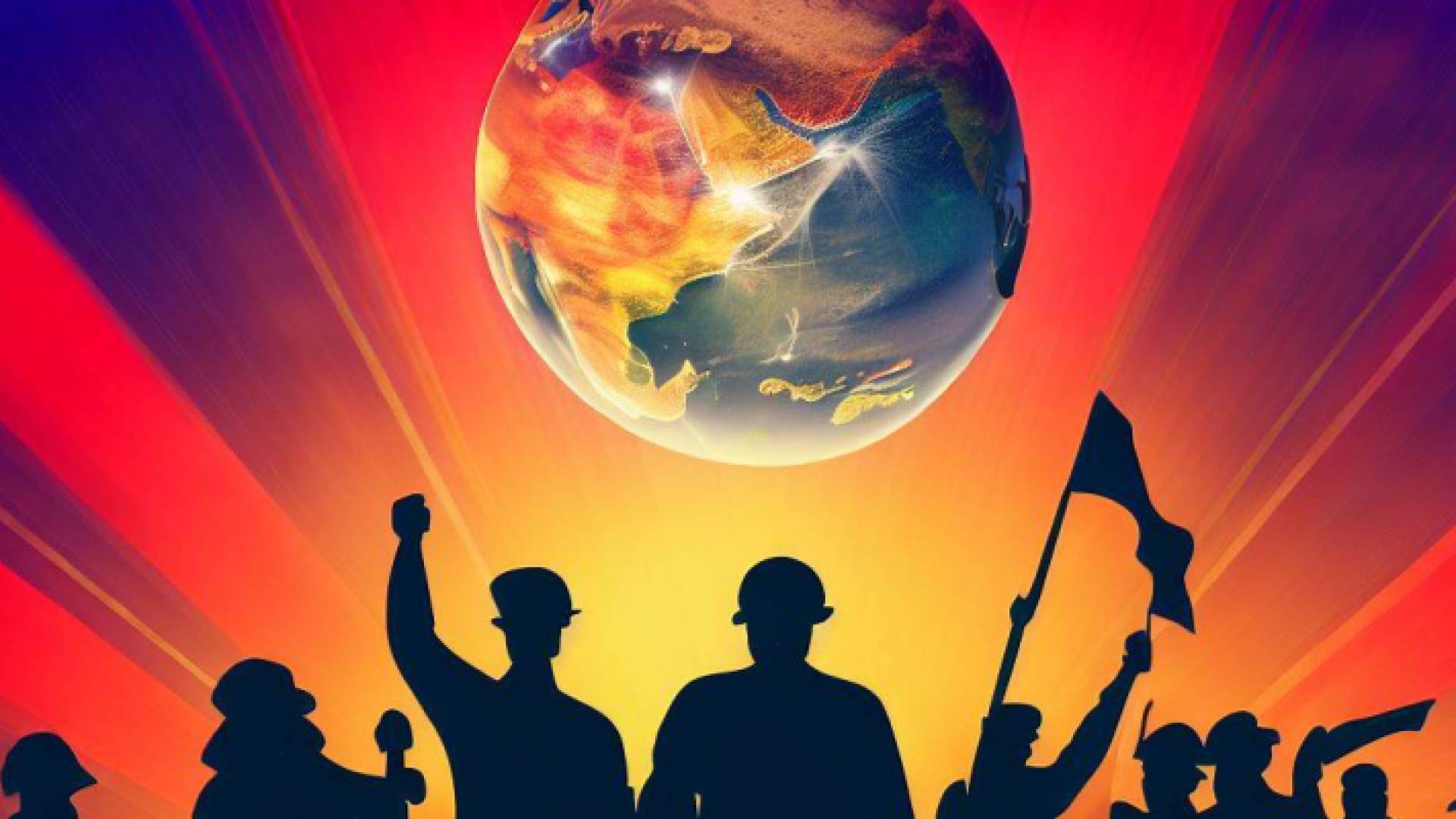 صورة من الذكاء الاصطناعي للعمال