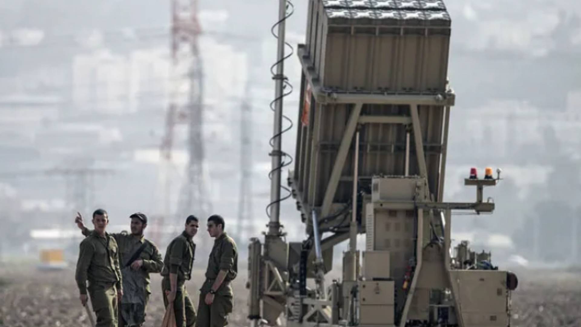 القبة الحديدة لجيش الاحتلال بالقرب من غلاف غزة