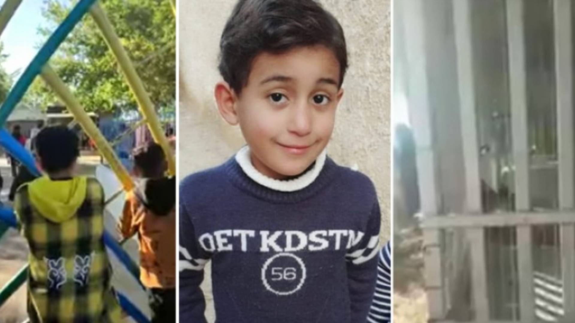 الطفل حمادة اقطيط الذي تعرض لهجوم أسد في غزة