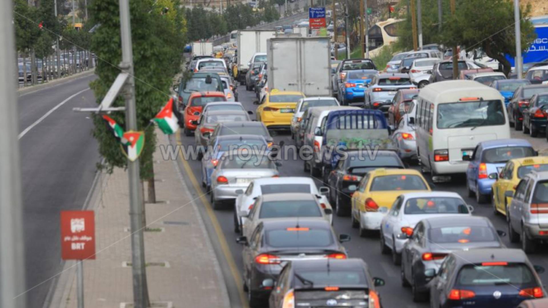 أزمات سير في العاصمة عمان