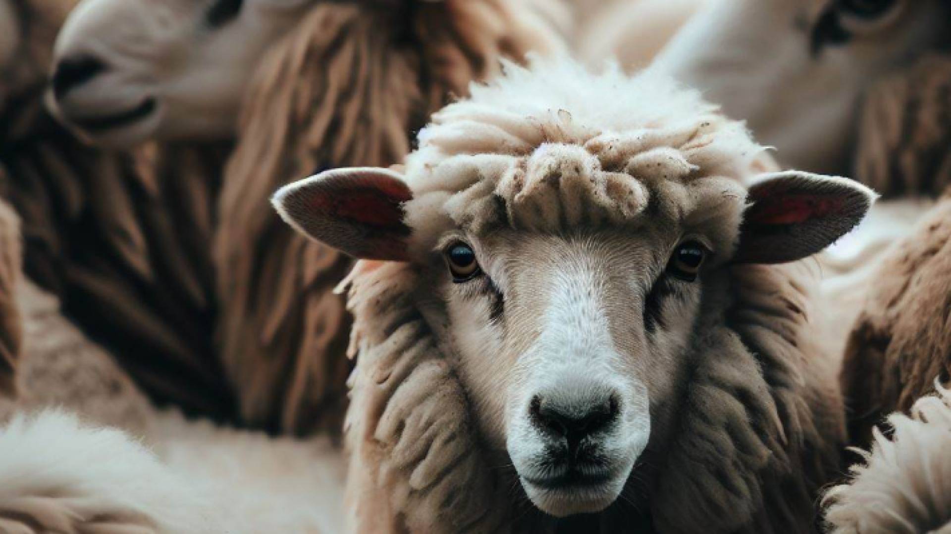 مجموعة خراف بتقنية الذكاء الاصطناعي