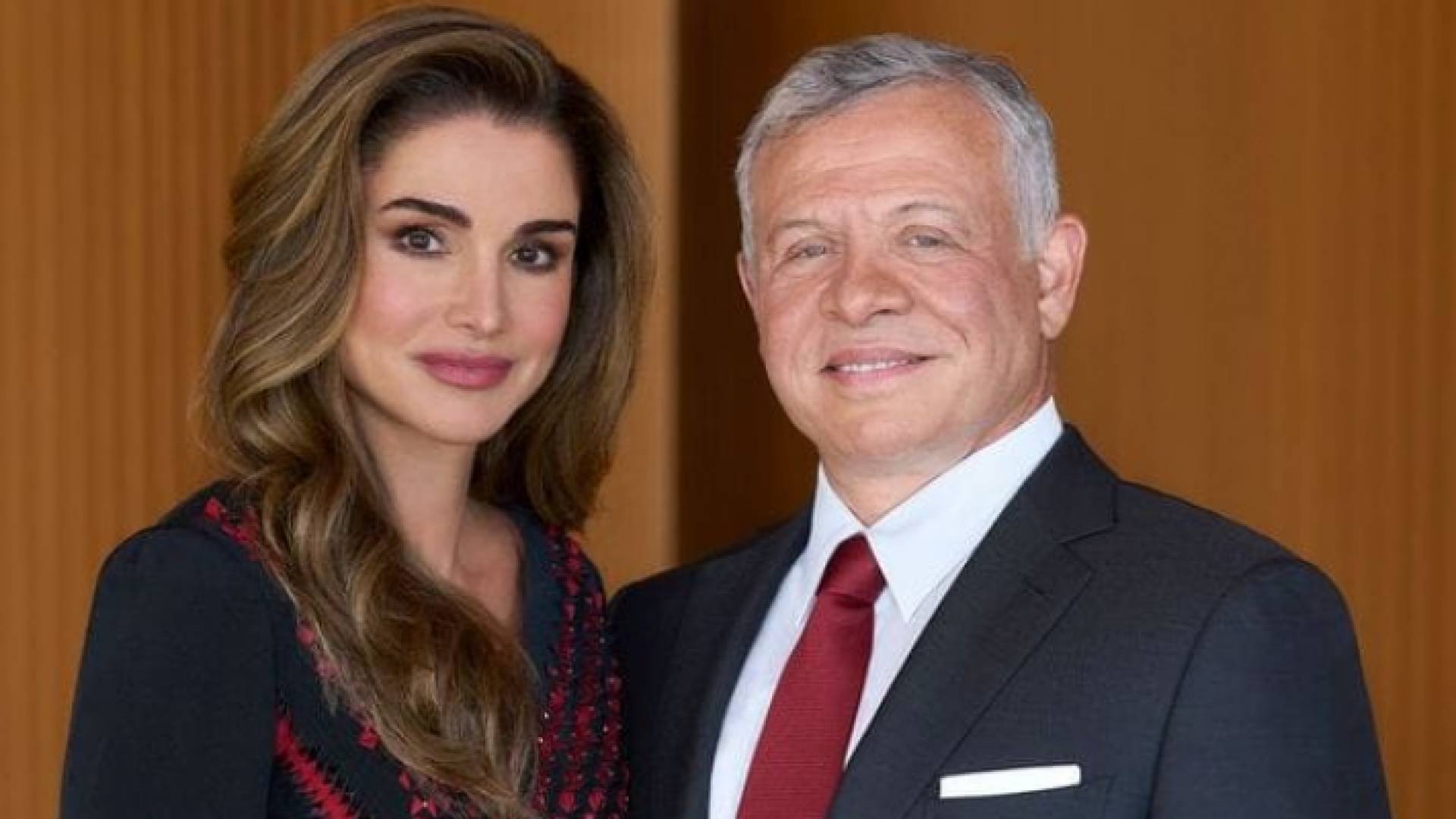 جلالة الملك عبد الله الثاني والملكة رانيا