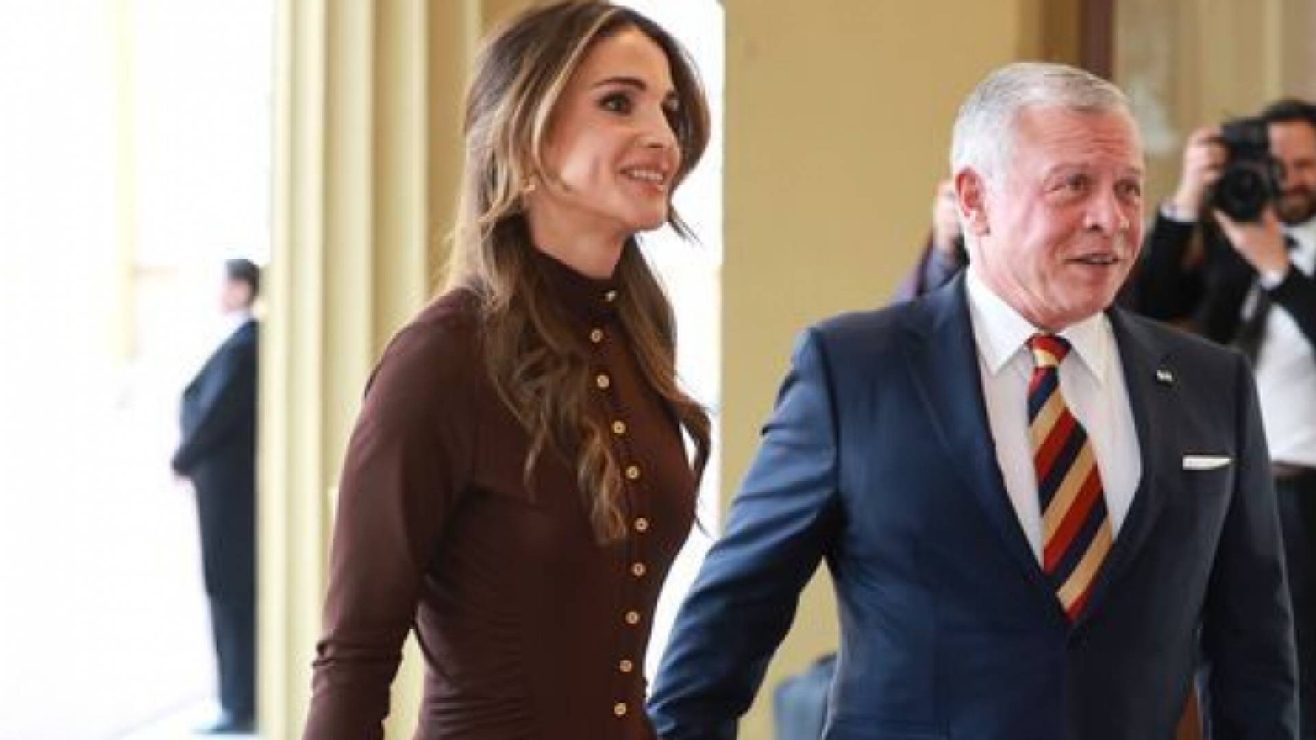 جلالة الملك عبدالله الثاني وجلالة الملكة رانيا العبدالله