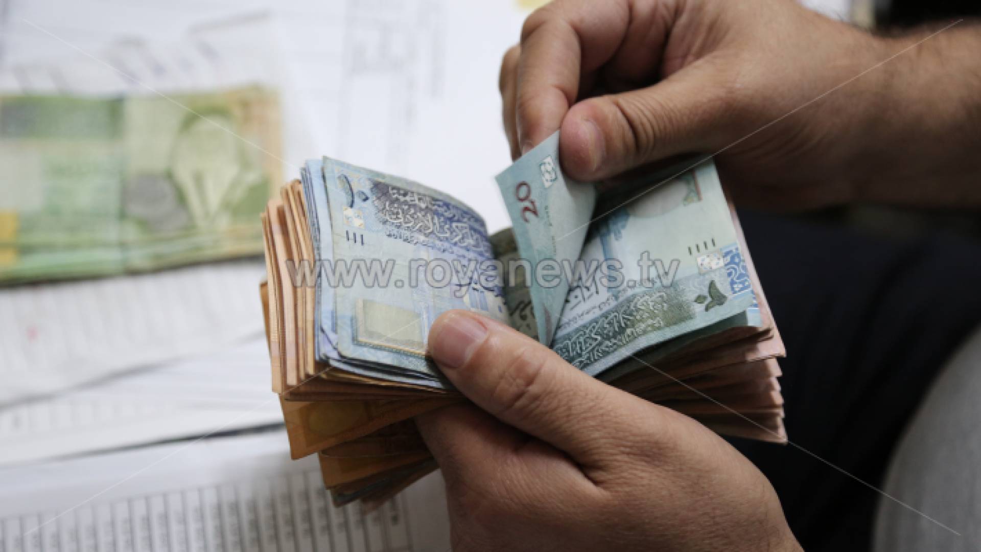 عملة ورقية أردنية