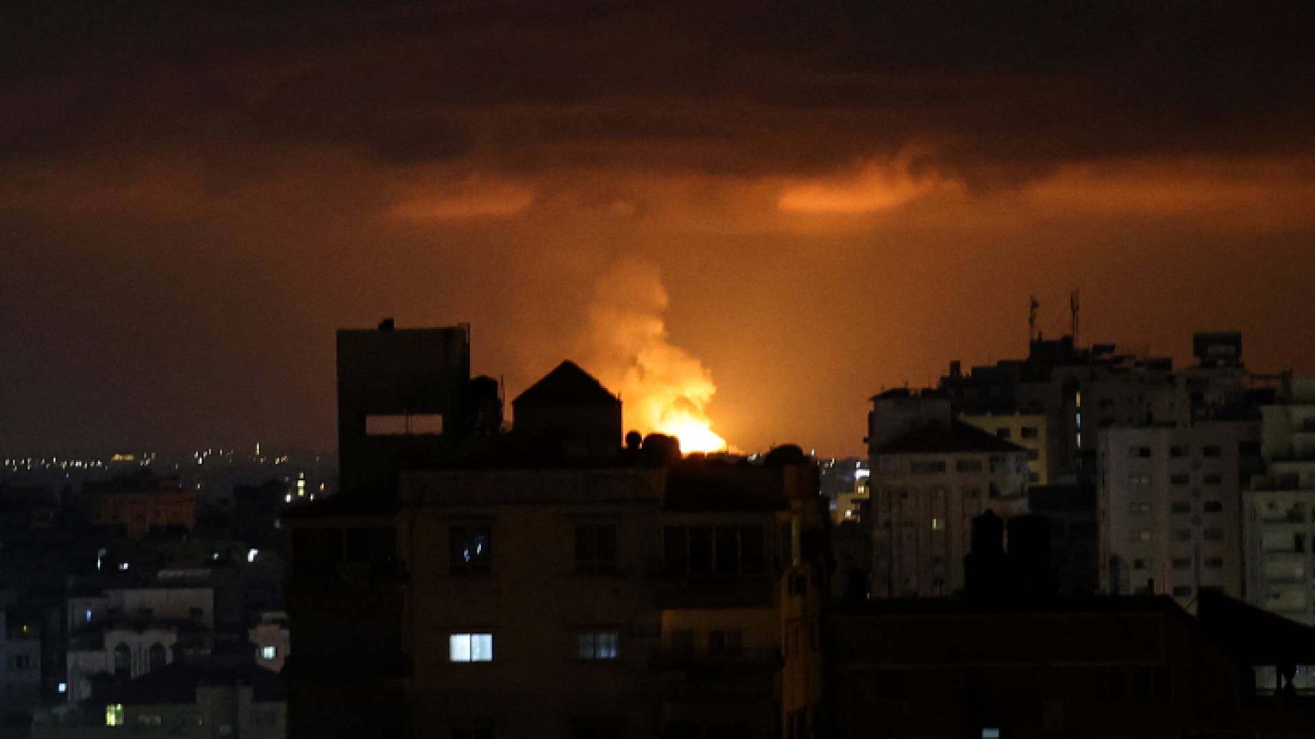 الصورة من قصف الاحتلال لقطاع غزة