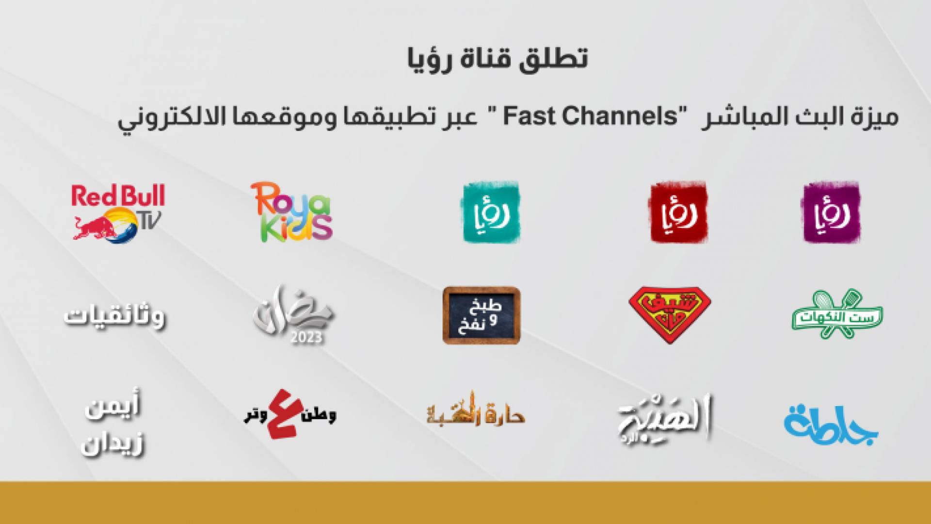 مجموعة القنوات التي تم إطلاقها