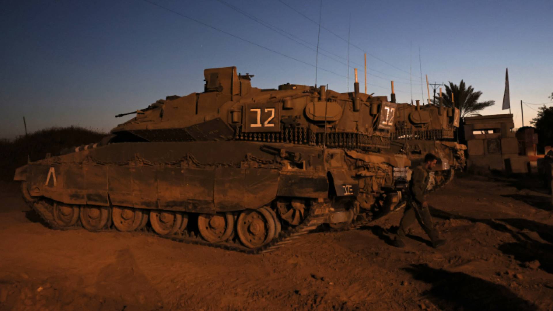 دبابة لجيش الاحتلال الإسرائيلي