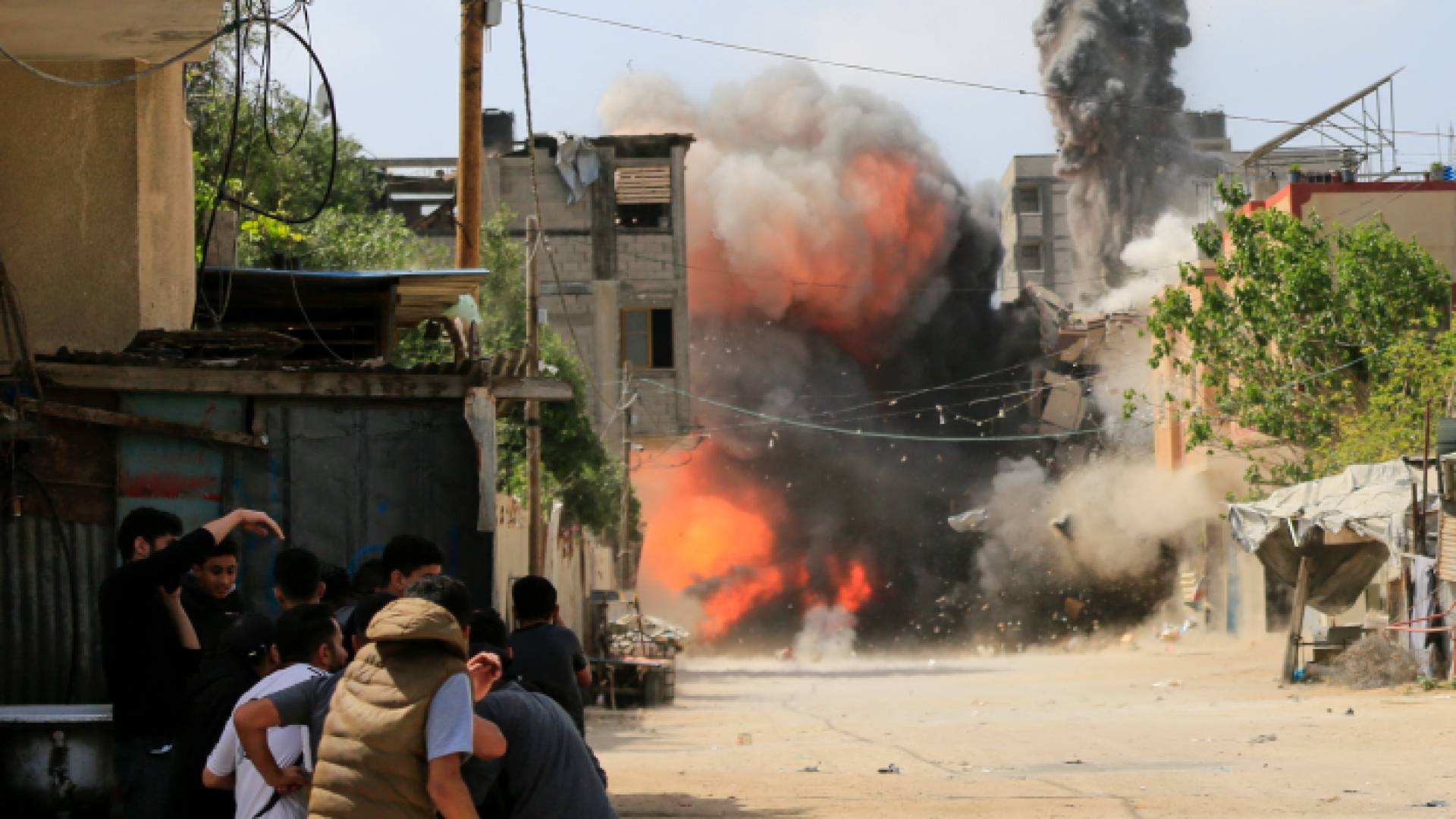 صورة من قصف الاحتلال لغزة