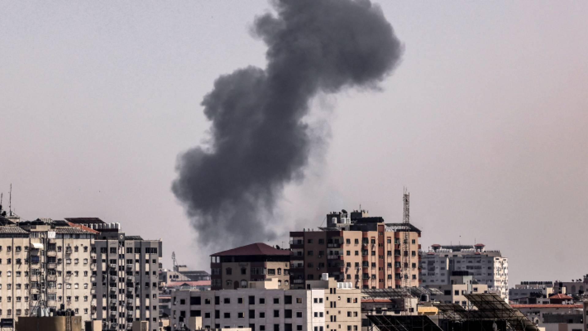 الصورة من قصف الاحتلال لقطاع غزة