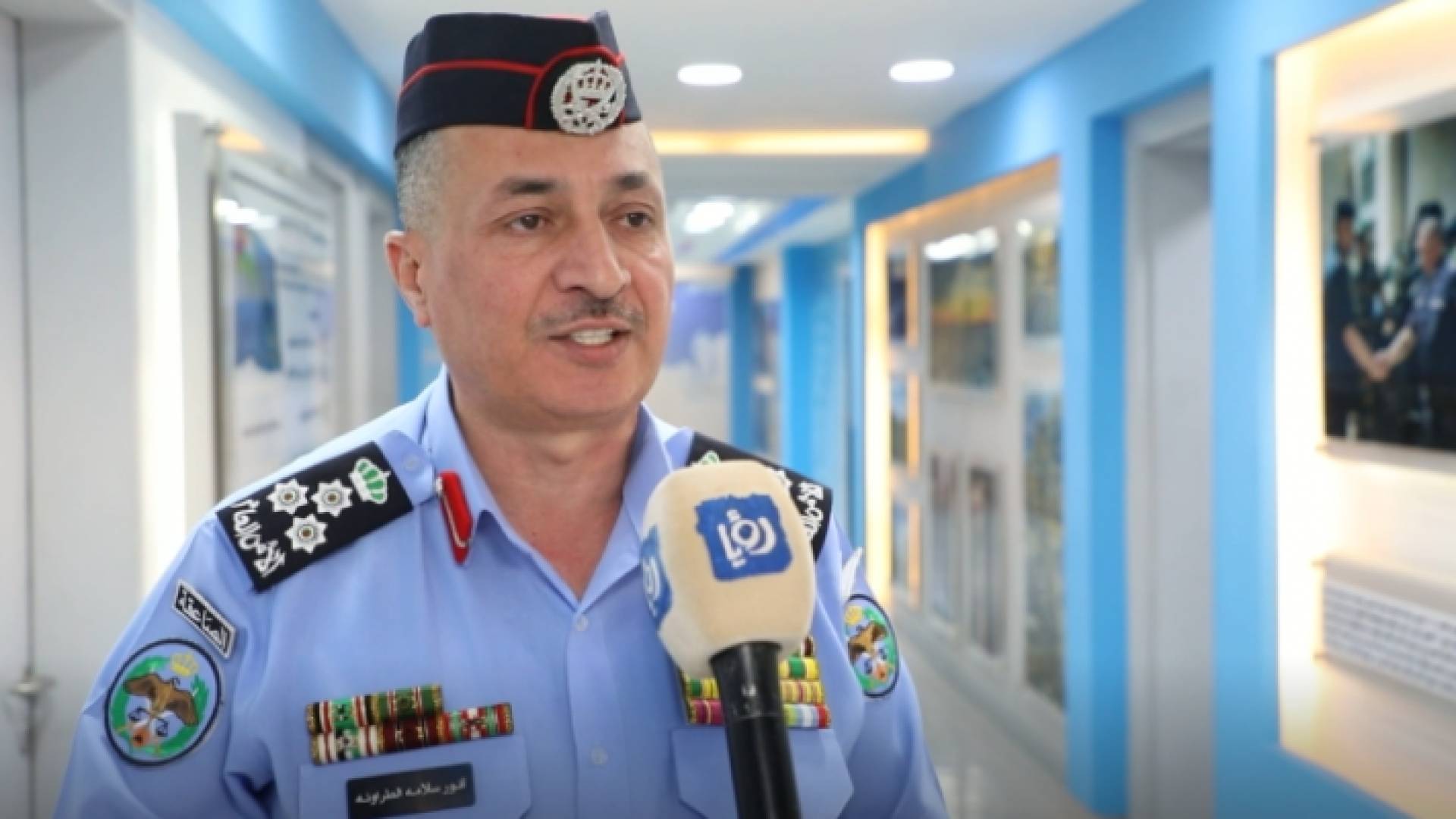 مساعد مدير الأمن العام للعمليات والتدريب العميد أنور الطراونة