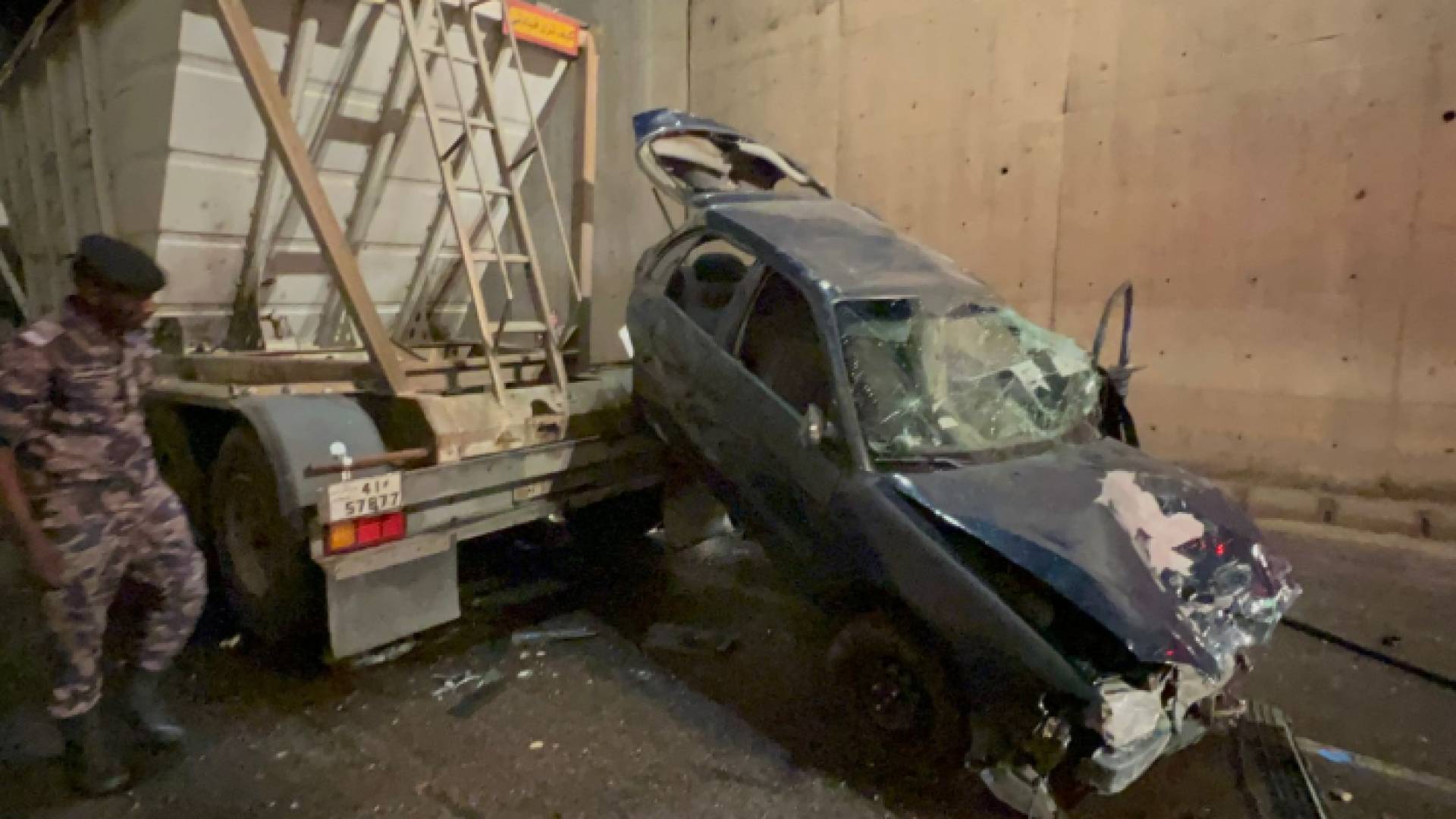 صورة لحادث العقبة