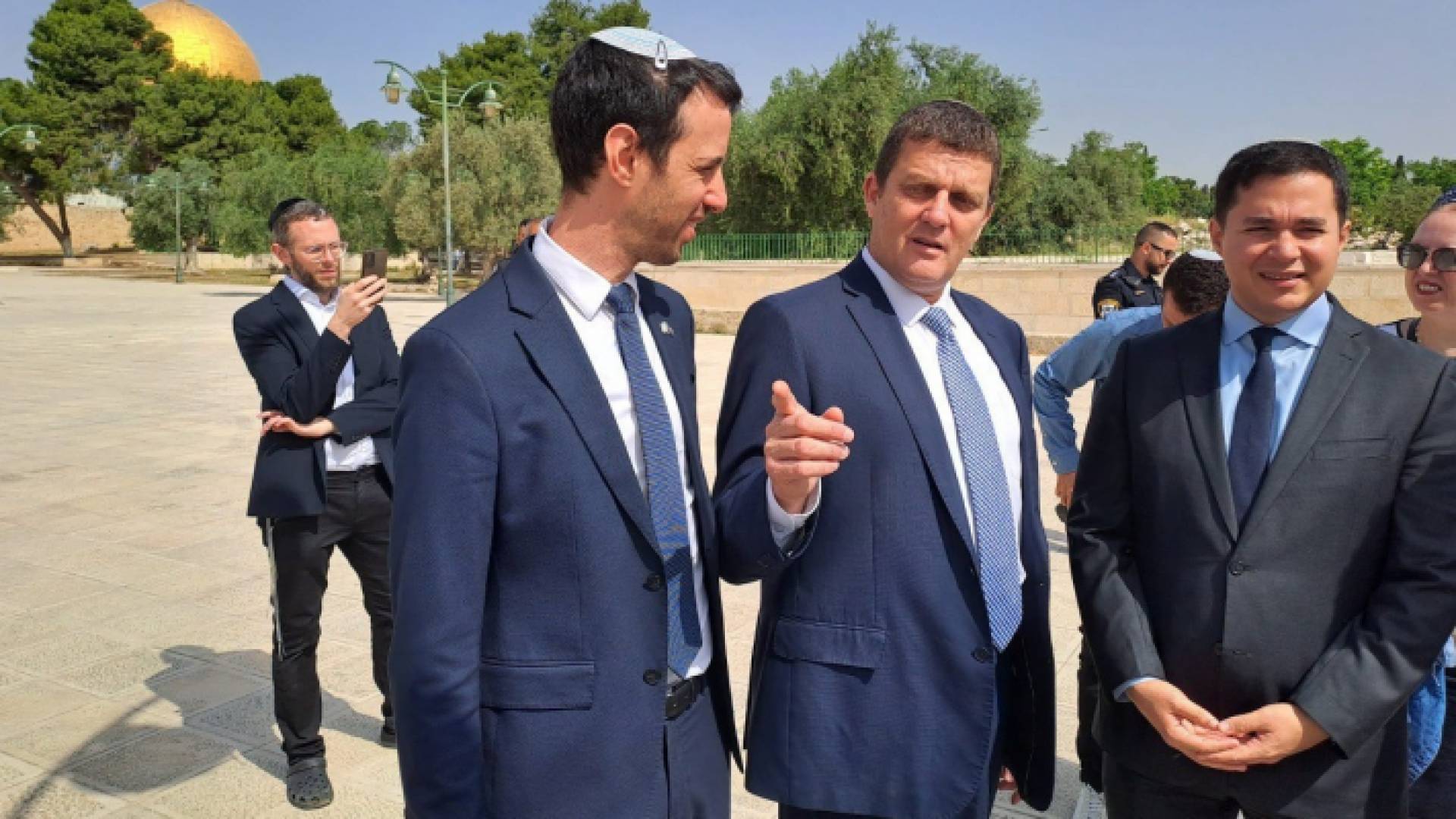 الصورة من اقتحام باحات المسجد الأقصى