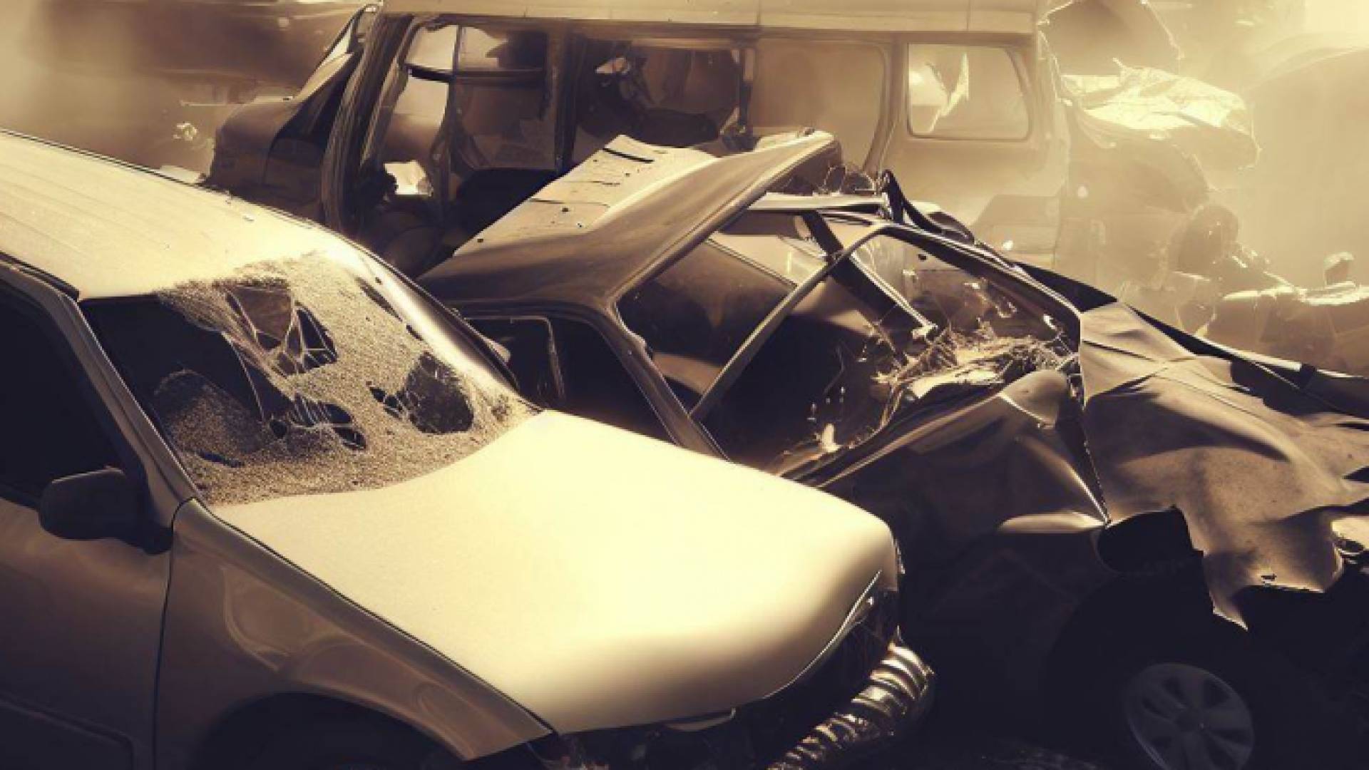 صورة بتقنية الذكاء الاصطناعي لحادث سير