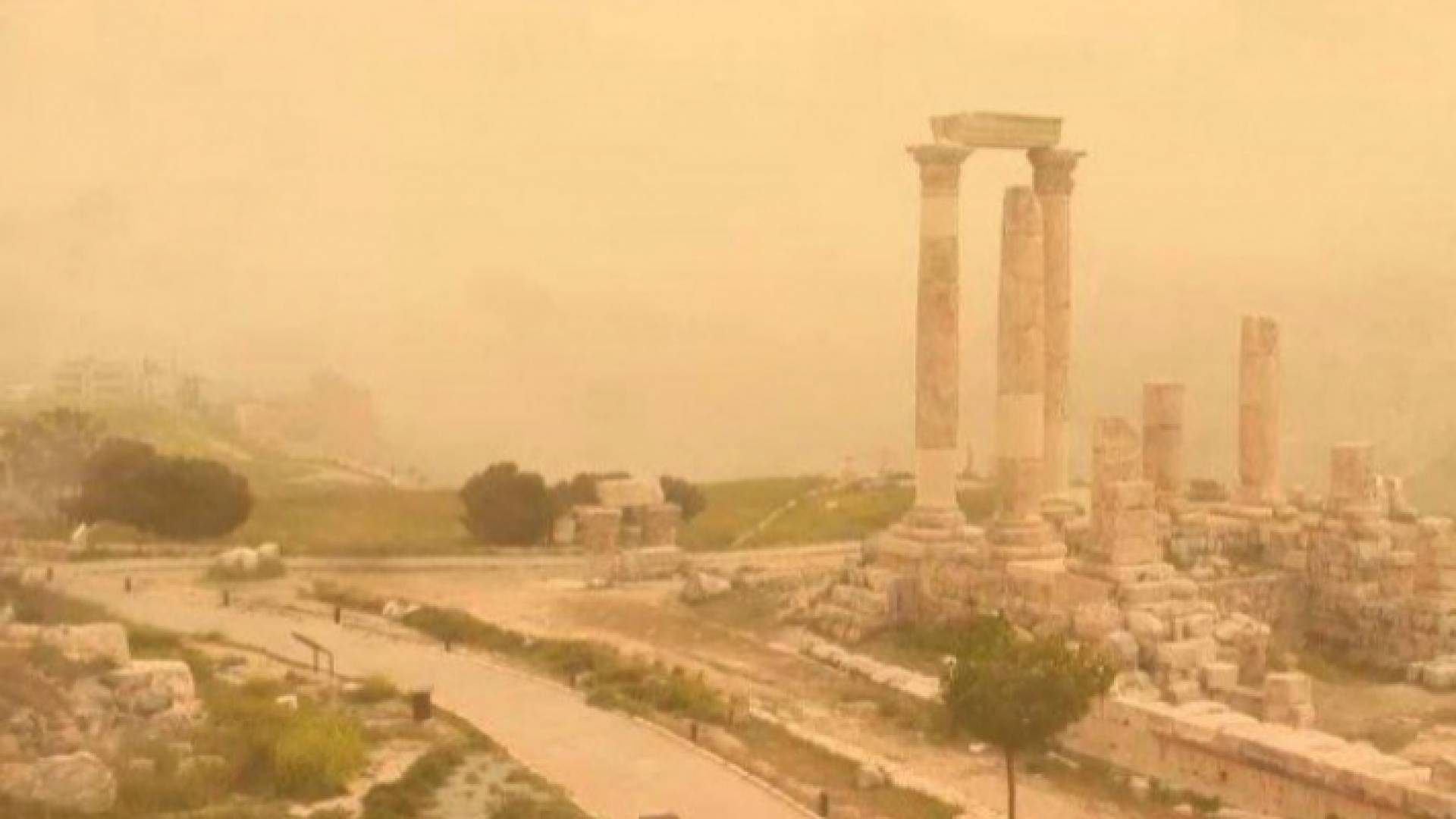 أجواء مغبرة في العاصمة عمان "أرشيفية"