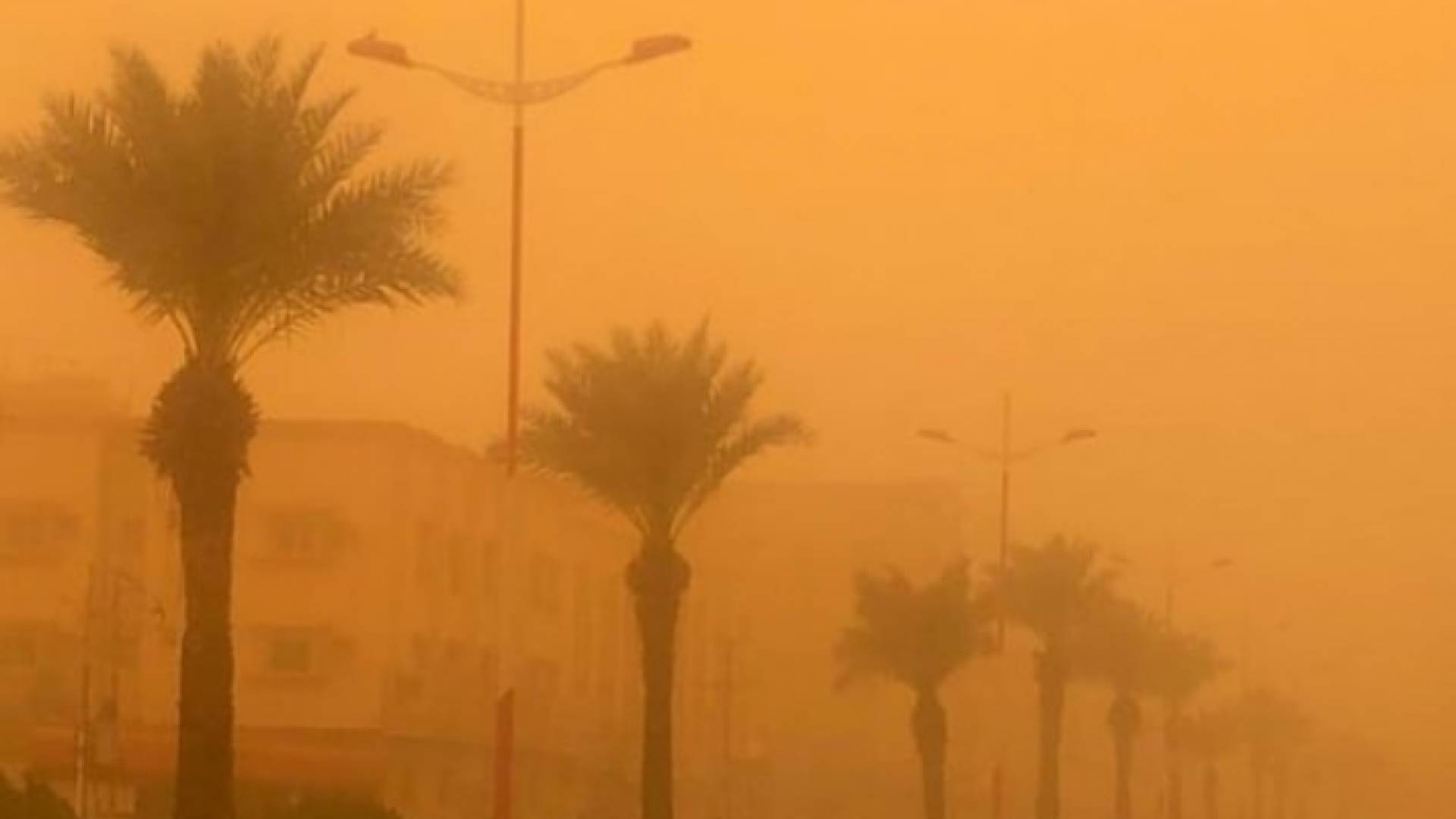 أجواء مغبرة في الأردن