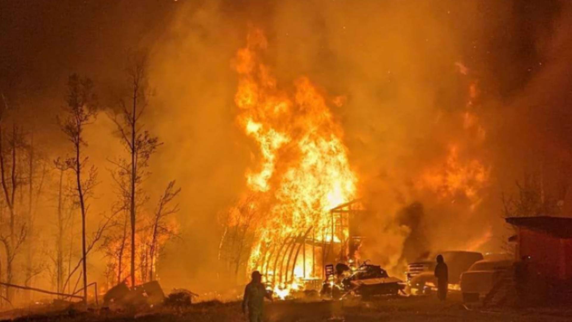 حريق غابة في كندا