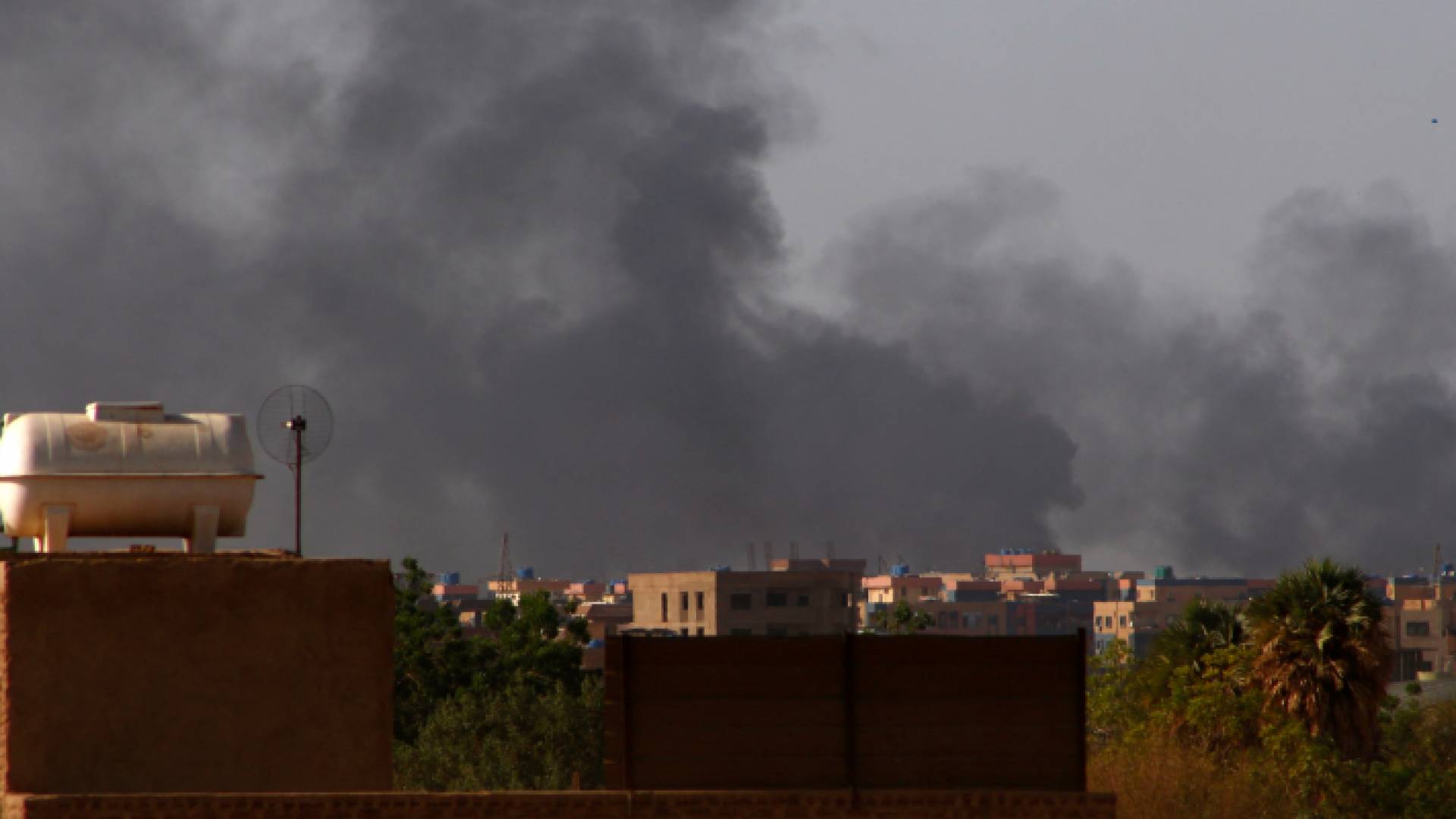 جانب من الاشتباكات في السودان