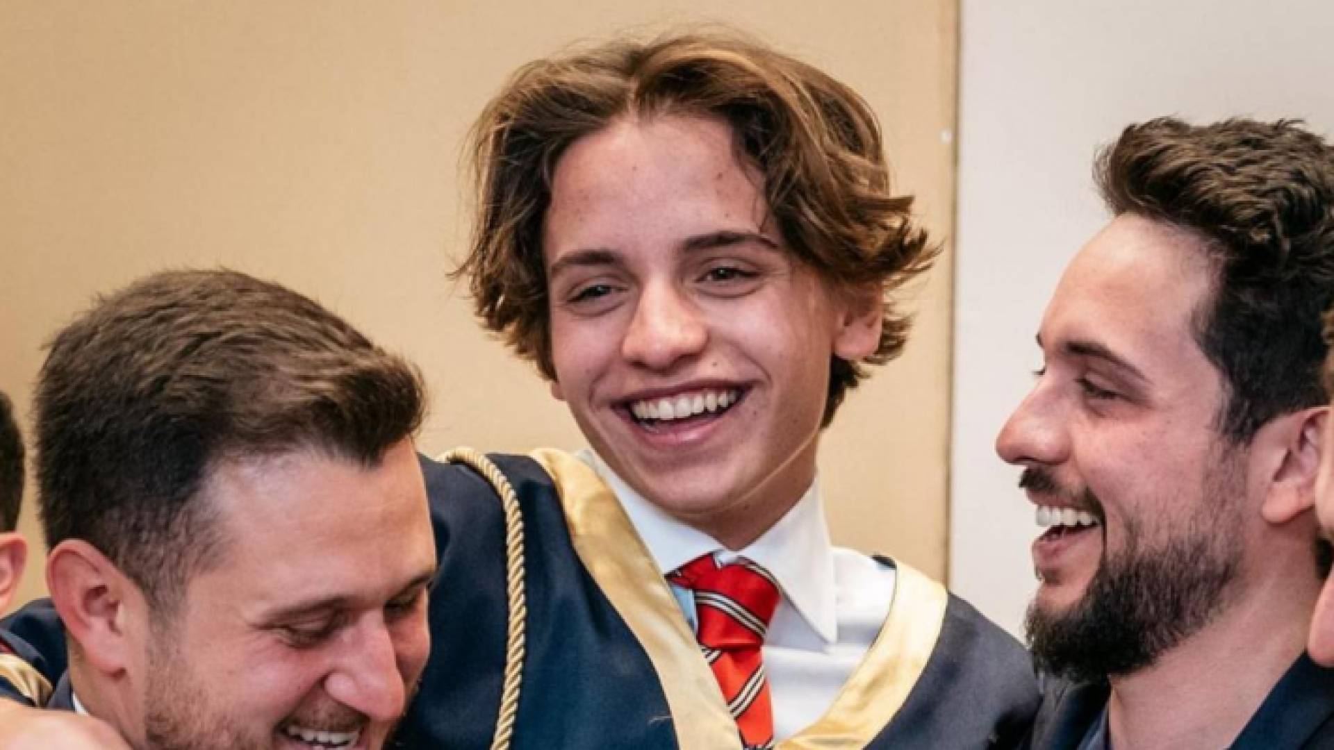 ولي العهد الأمير الحسين بن عبدالله الثاني والأمير هاشم بن عبدالله