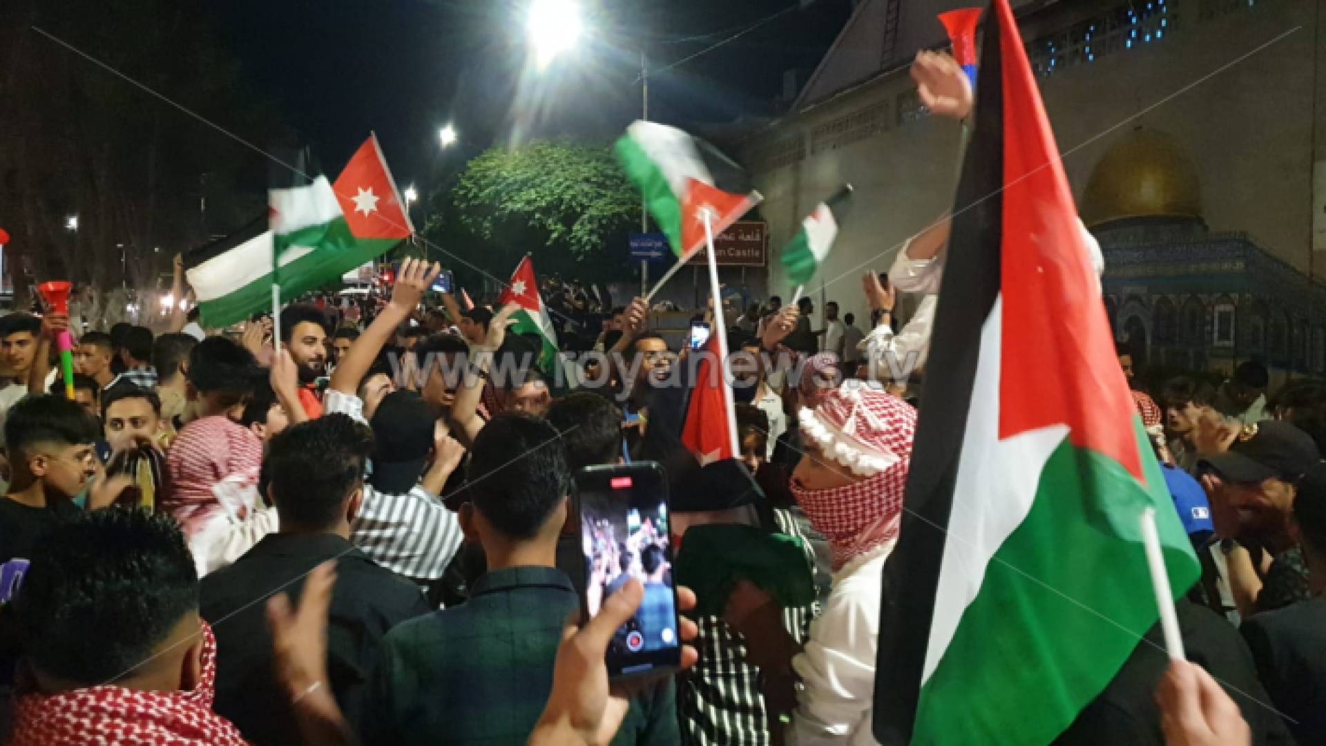 احتفال الأردنيين بعيد الاستقلال