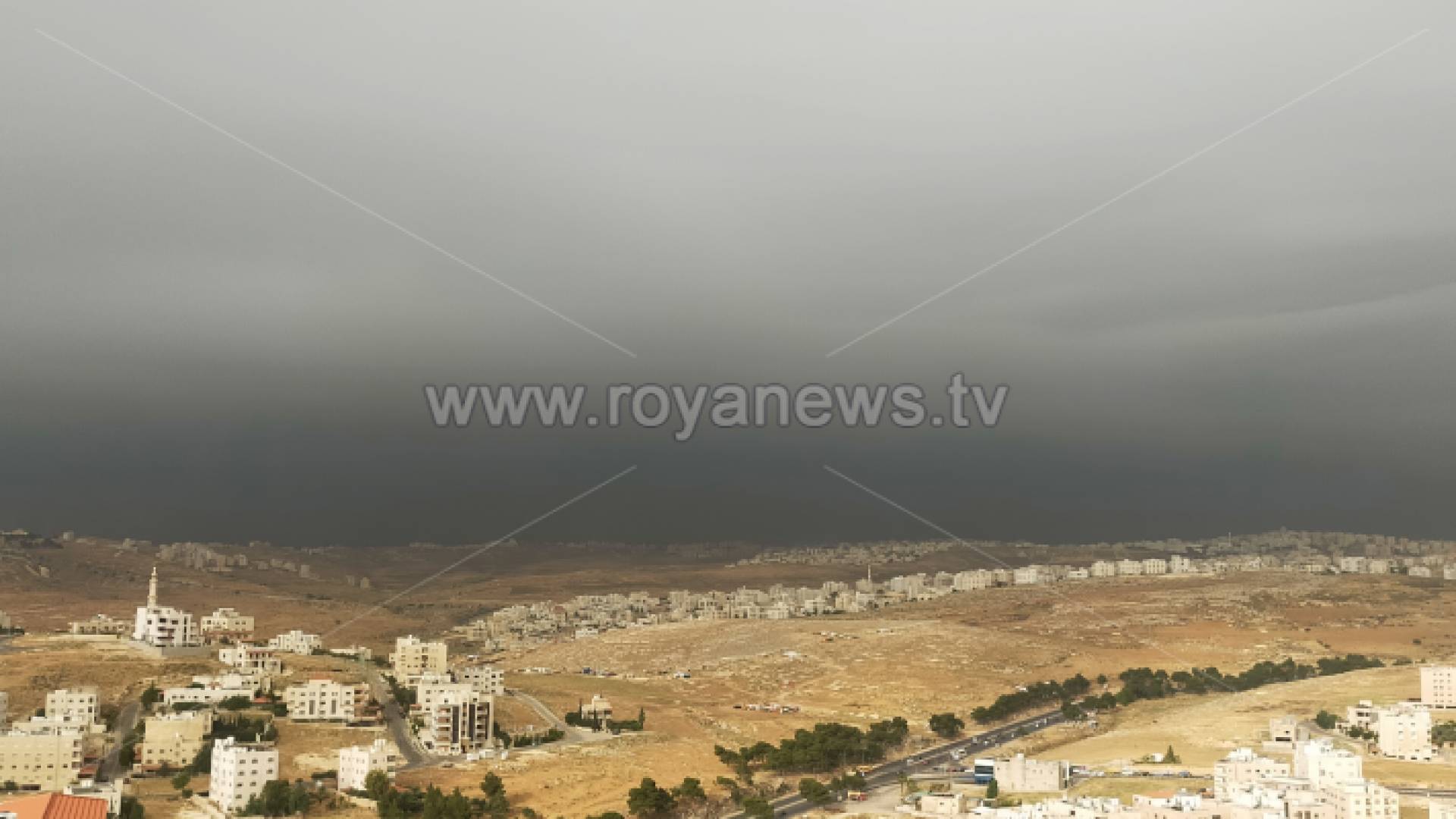 سحب في سماء العاصمة عمان