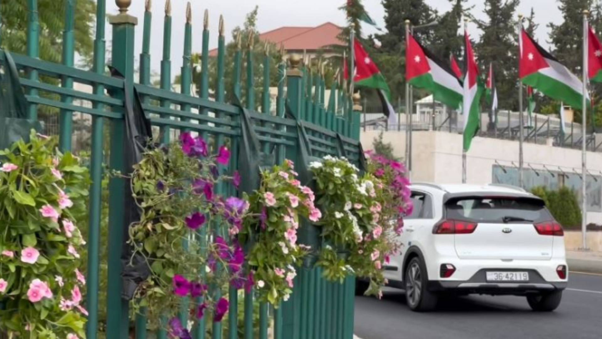 بعض ورود الموكب