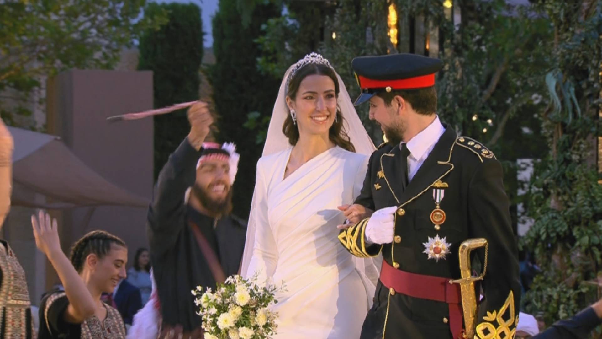 ولي العهد والأميرة رجوة الحسين