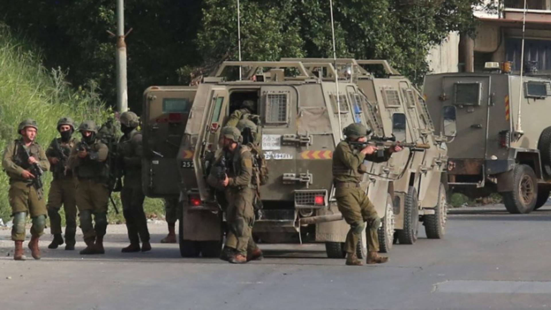 جيش الاحتلال أثناء اقتحام مدن فلسطينية