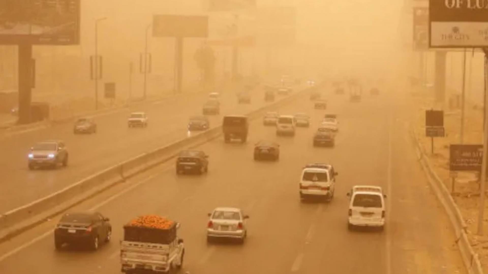 عاصفة رملية في مصر