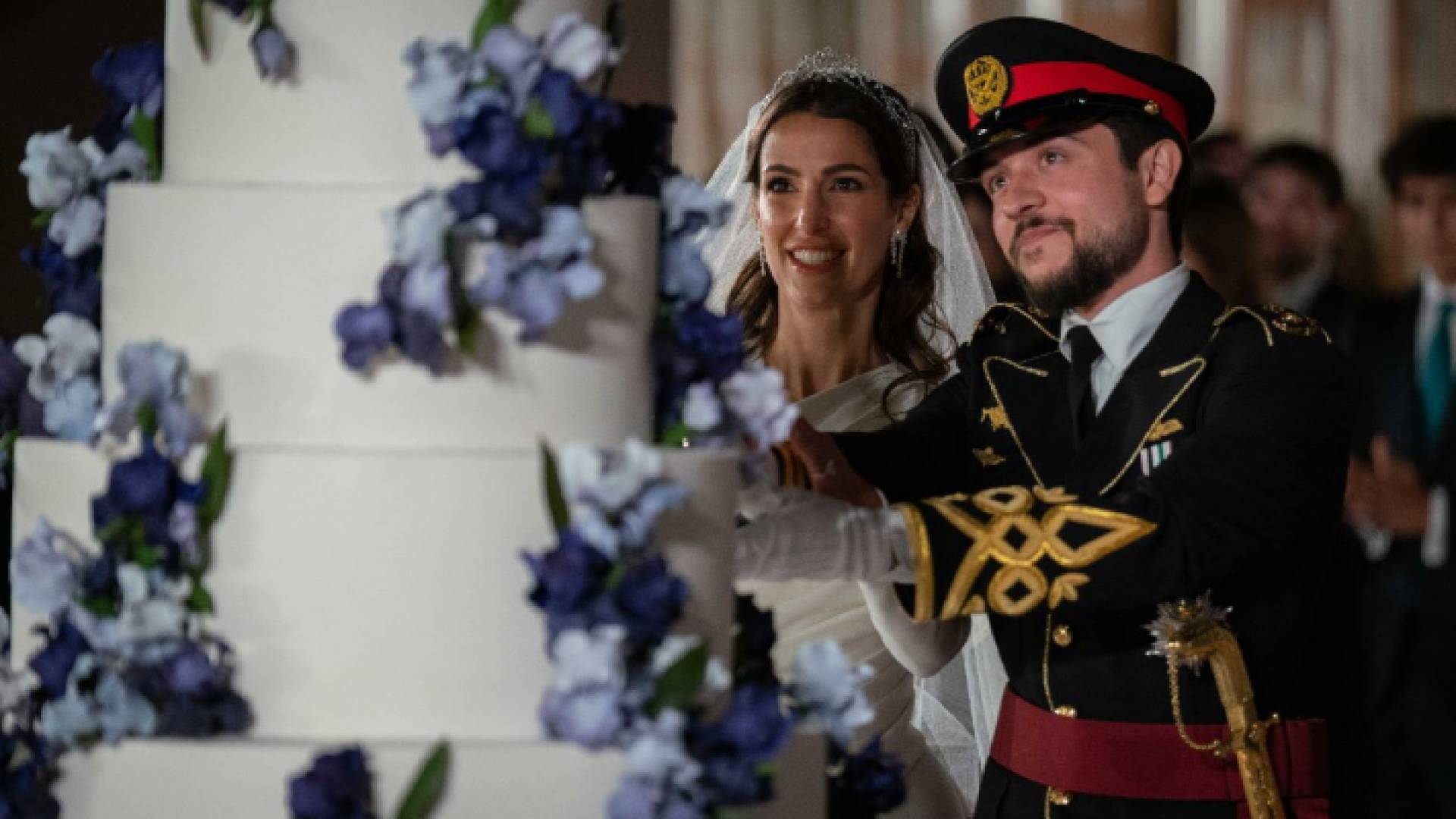 ولي العهد الأمير الحسين والأميرة رجوة الحسين