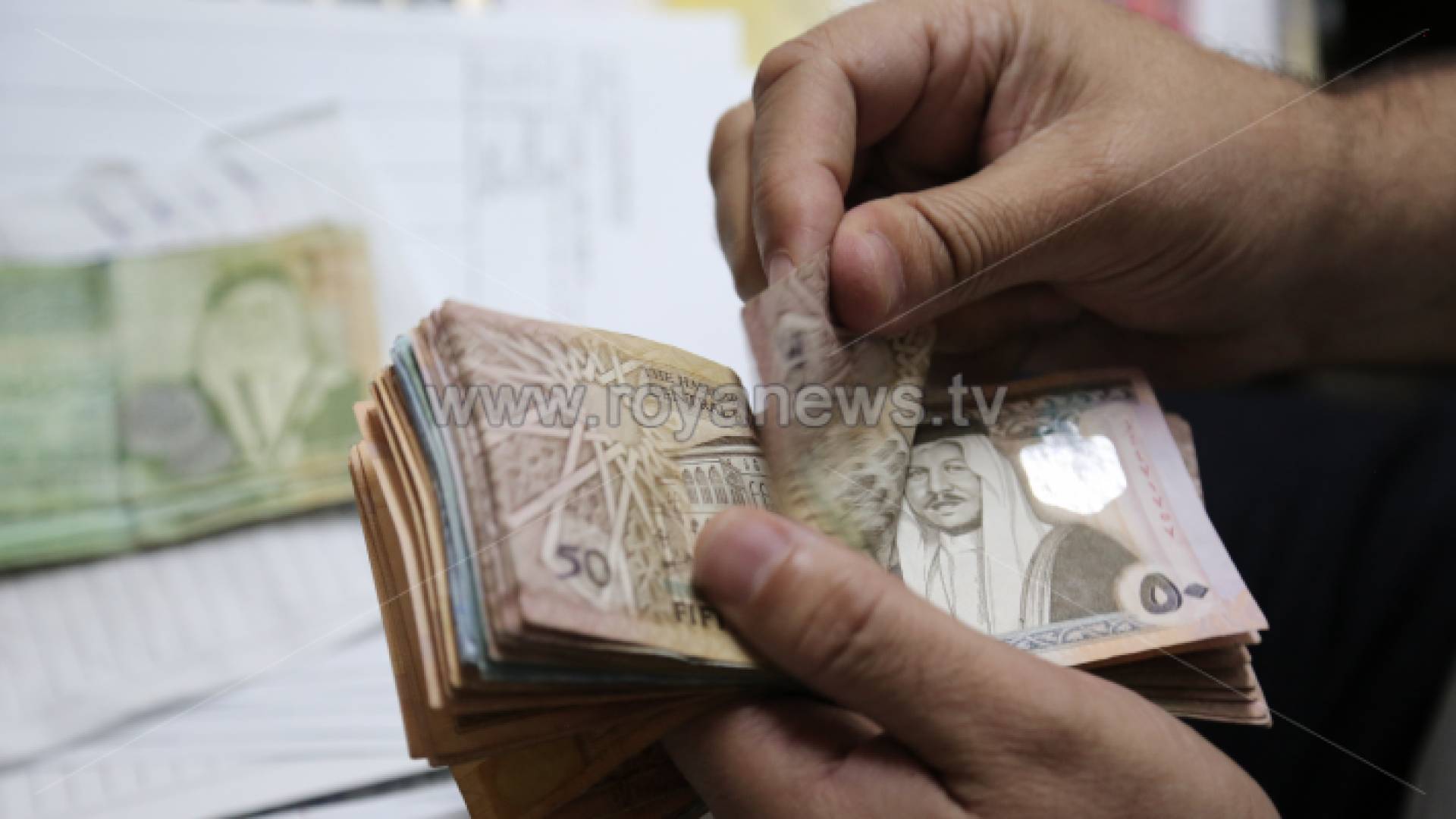 عملة ورقية أردنية