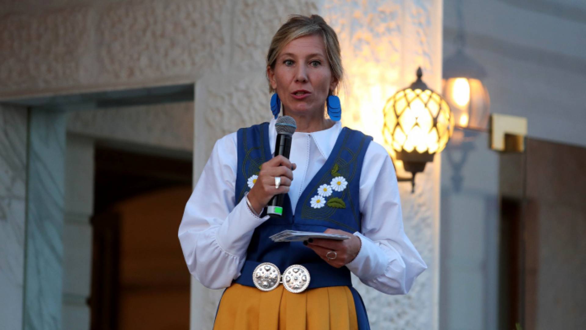 السفيرة السويدية في عمان ألكسندرا ريدمارك