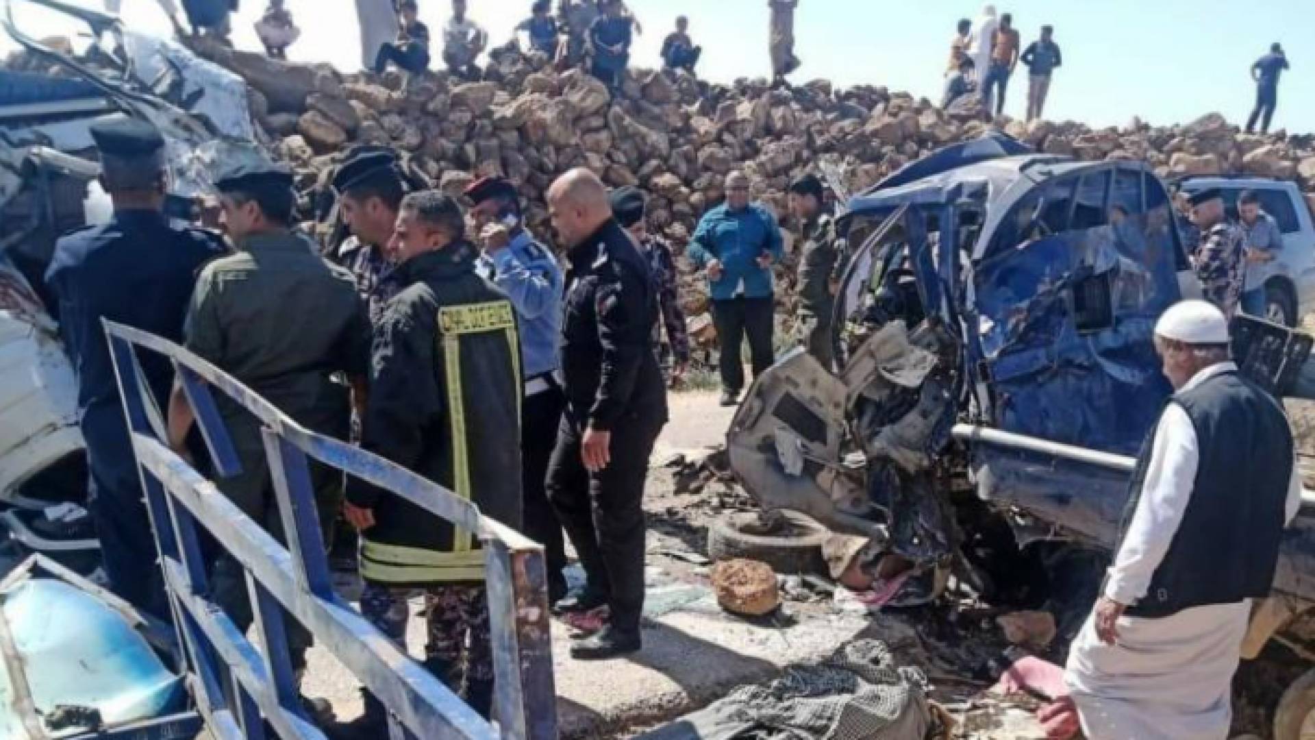 جانب من حادث المفرق