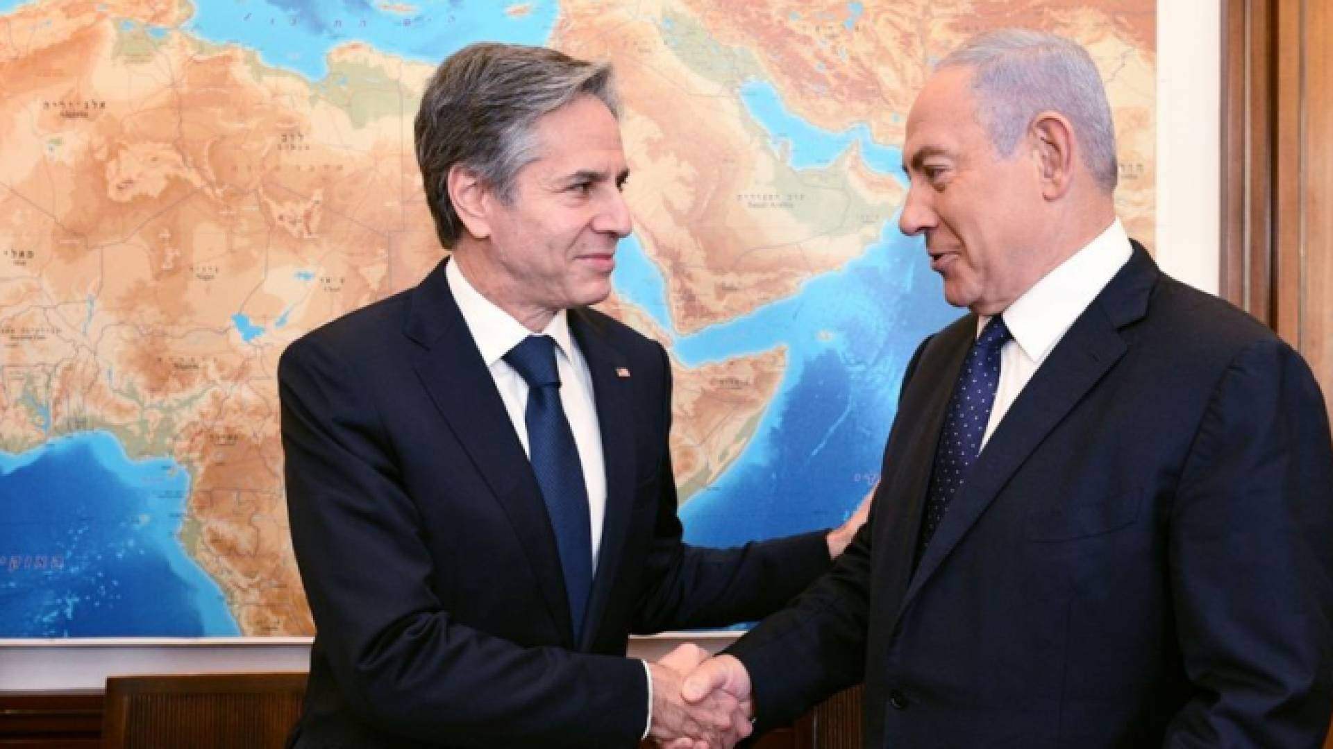 أنتوني بلينكن وبنيامين نتنياهو