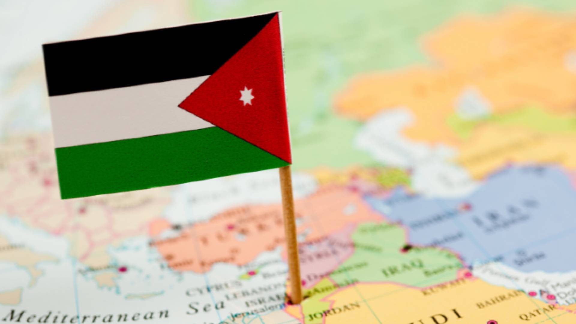 خارطة الأردن