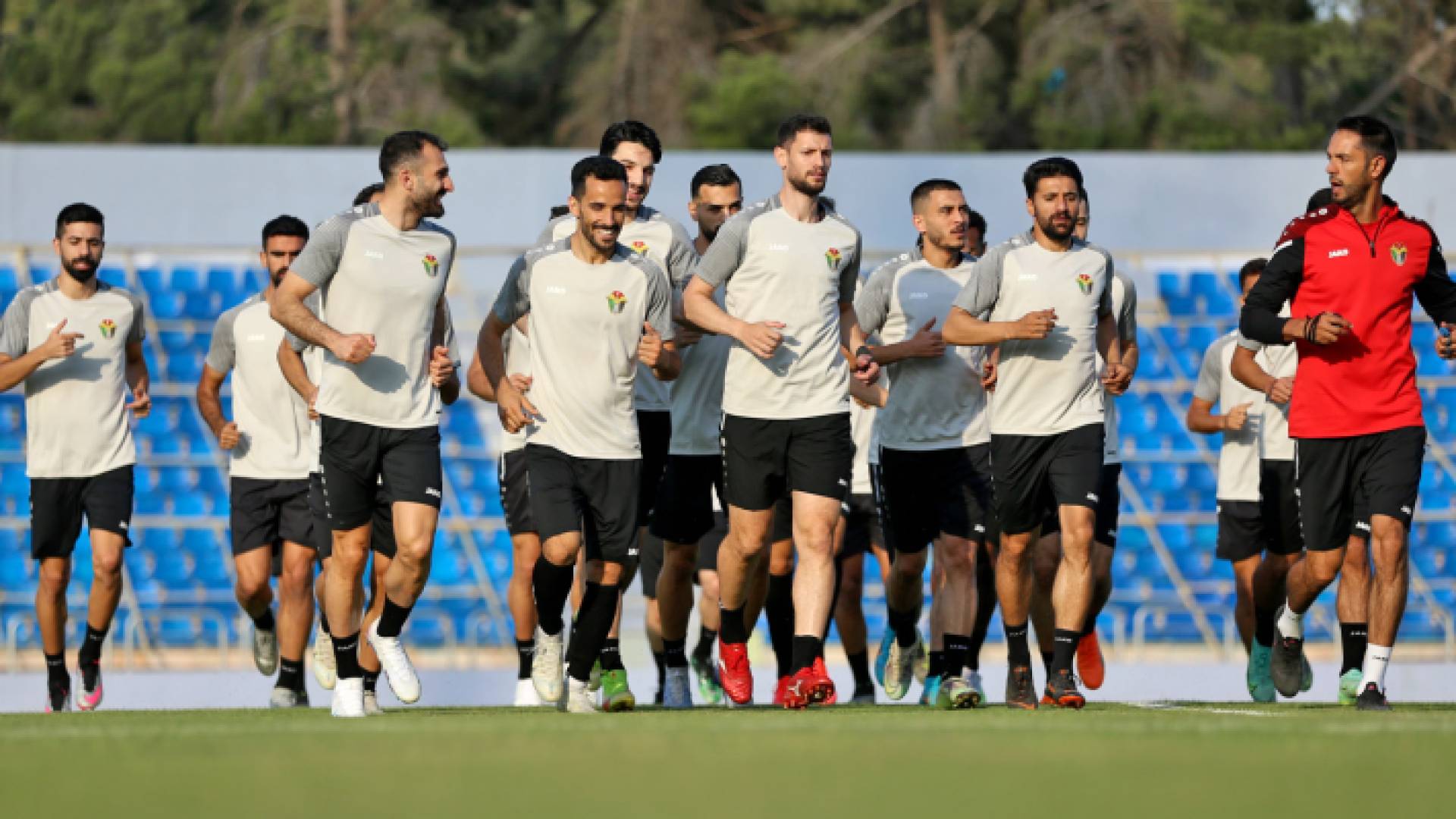 من تدريبات المنتخب الوطني