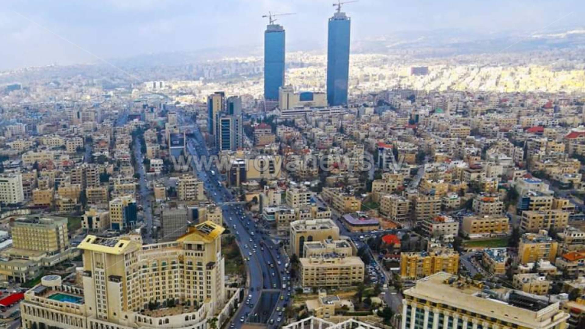 صورة عامة للعاصمة عمان