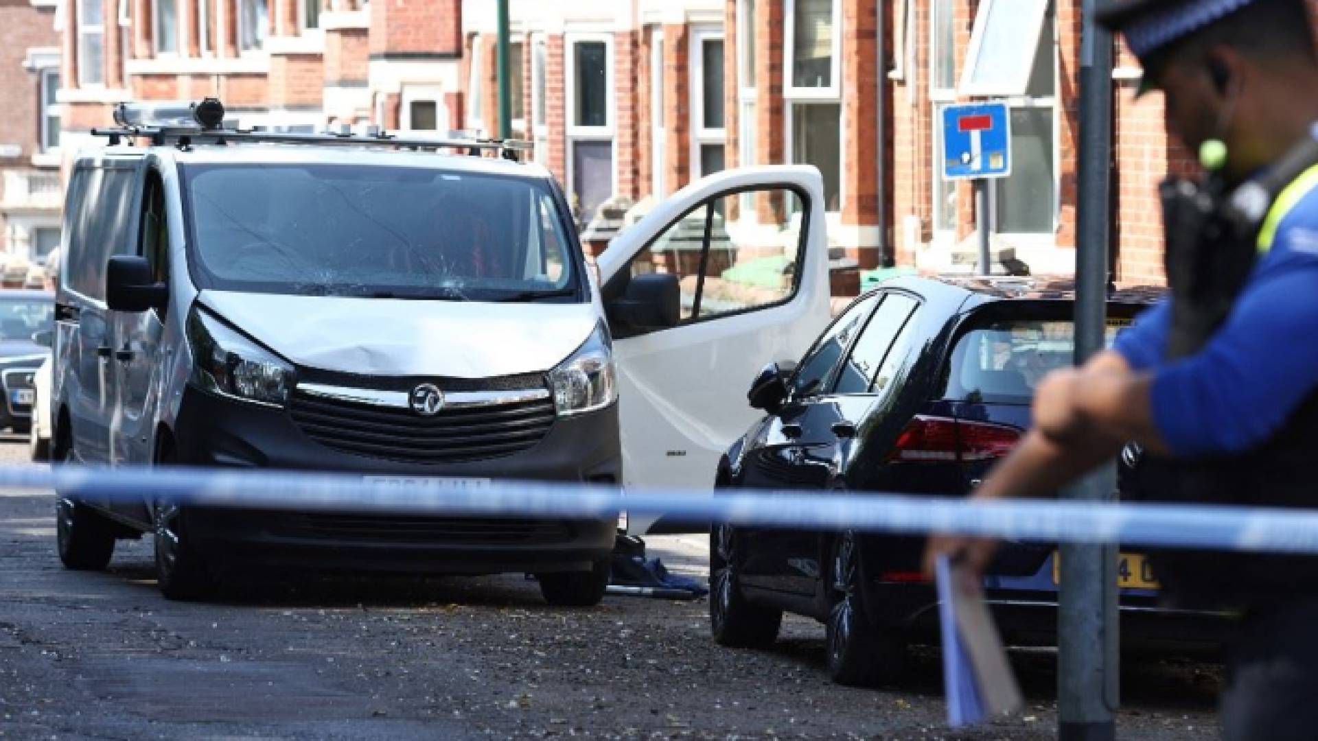 موقع الحادثة في مدينة نوتنغهام