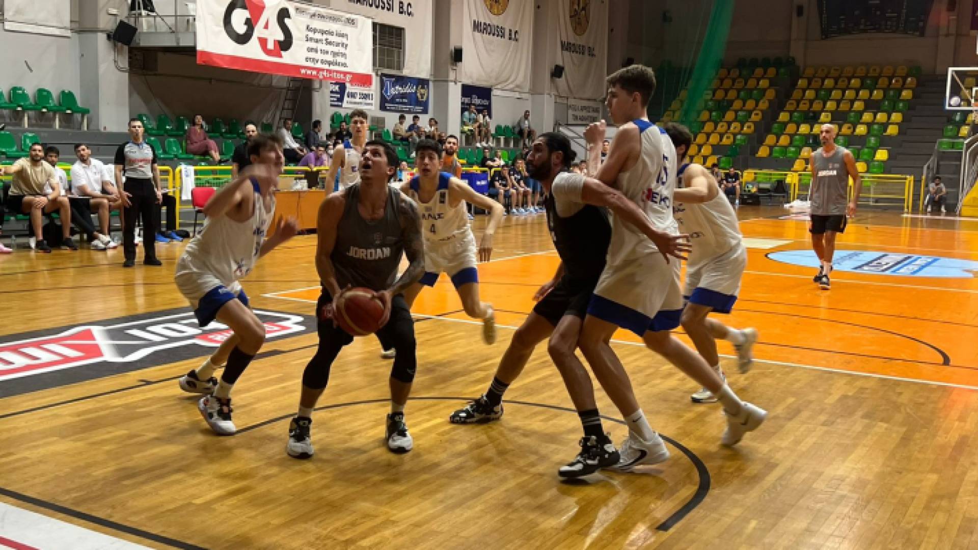 جانب من المباراة