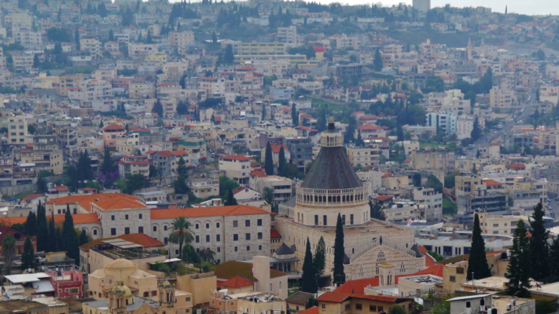 منظر عام لمدينة الناصرة