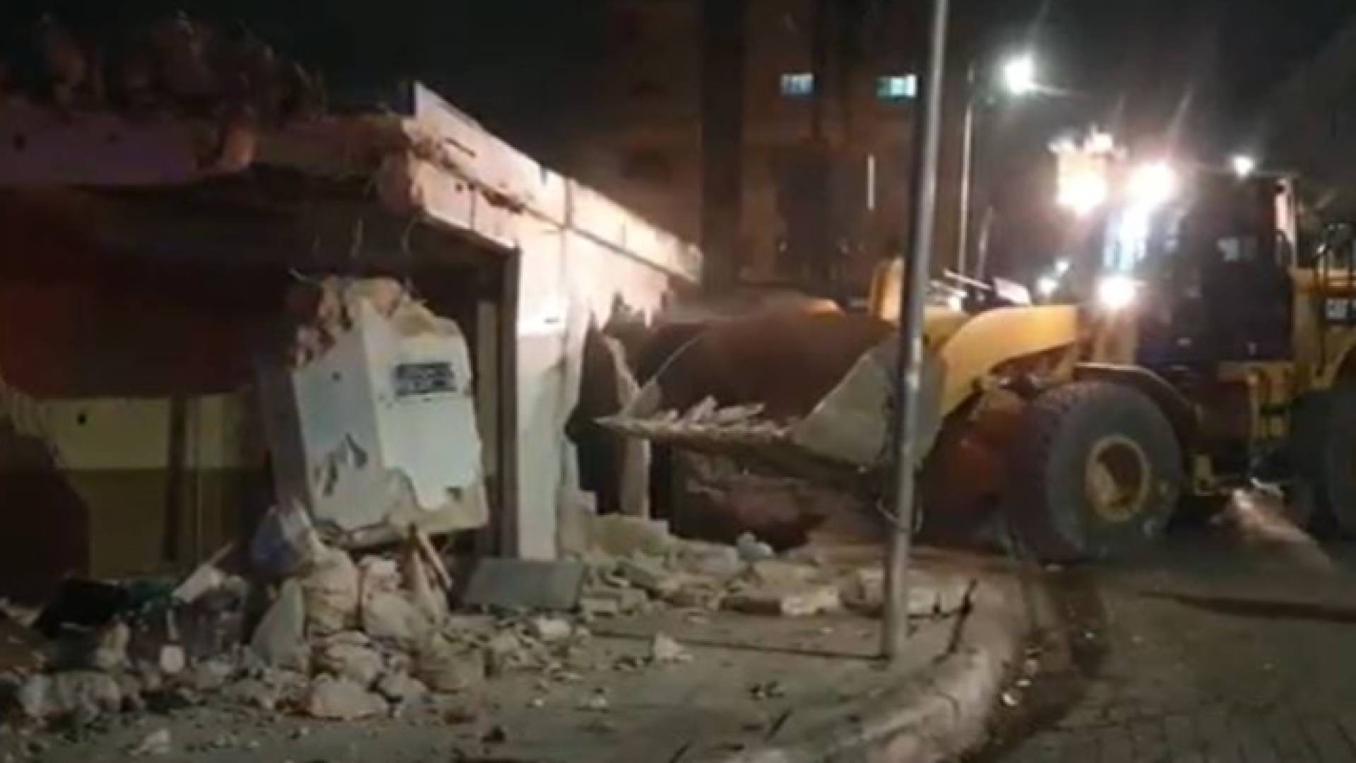 هدم حسبة الجورة في إربد