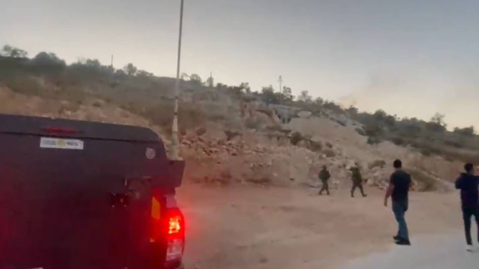 مشاهد من الاعتداء