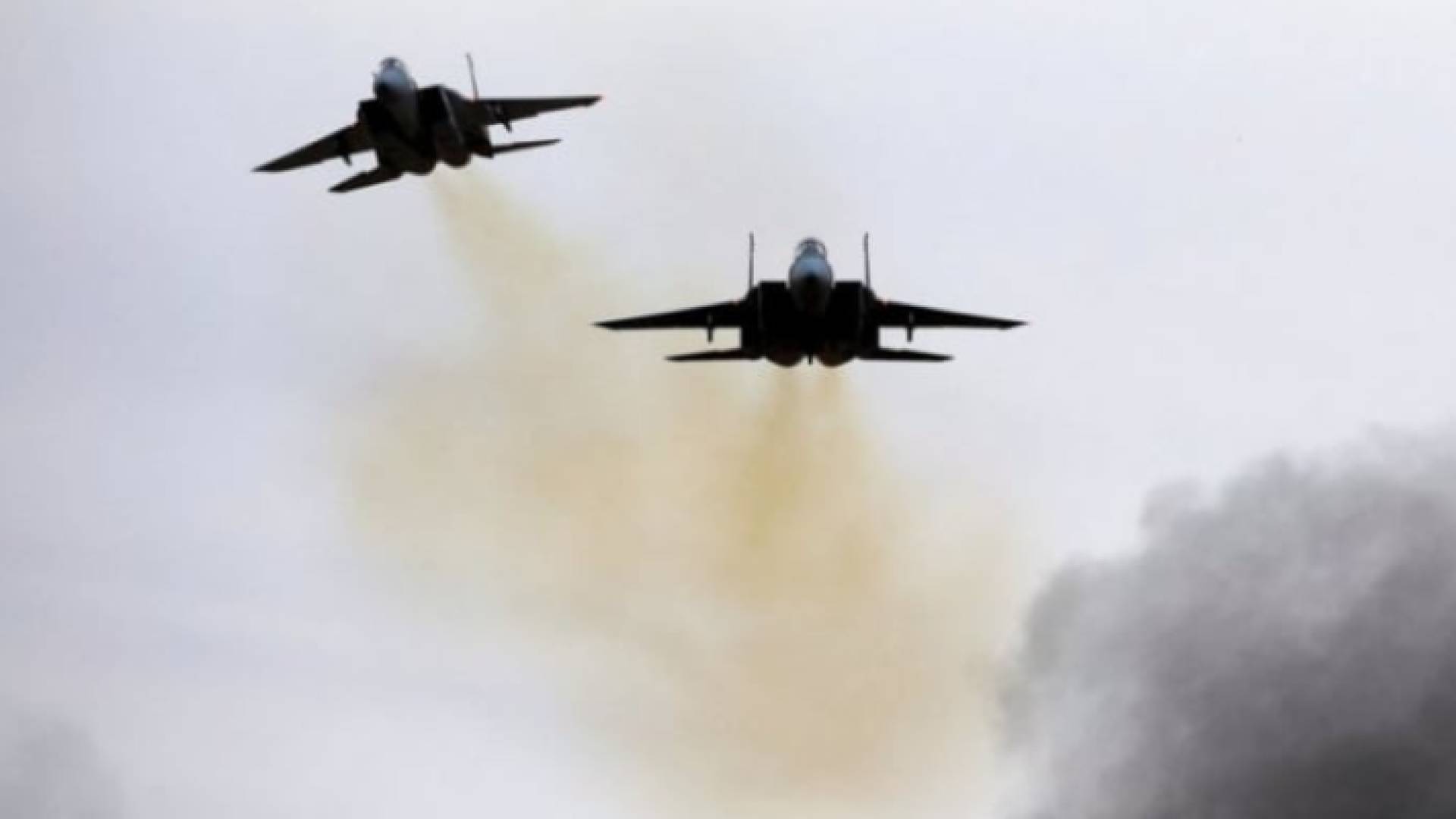 طائرات تابعة للاحتلال الإسرائيلي أثناء هجومها على جنين