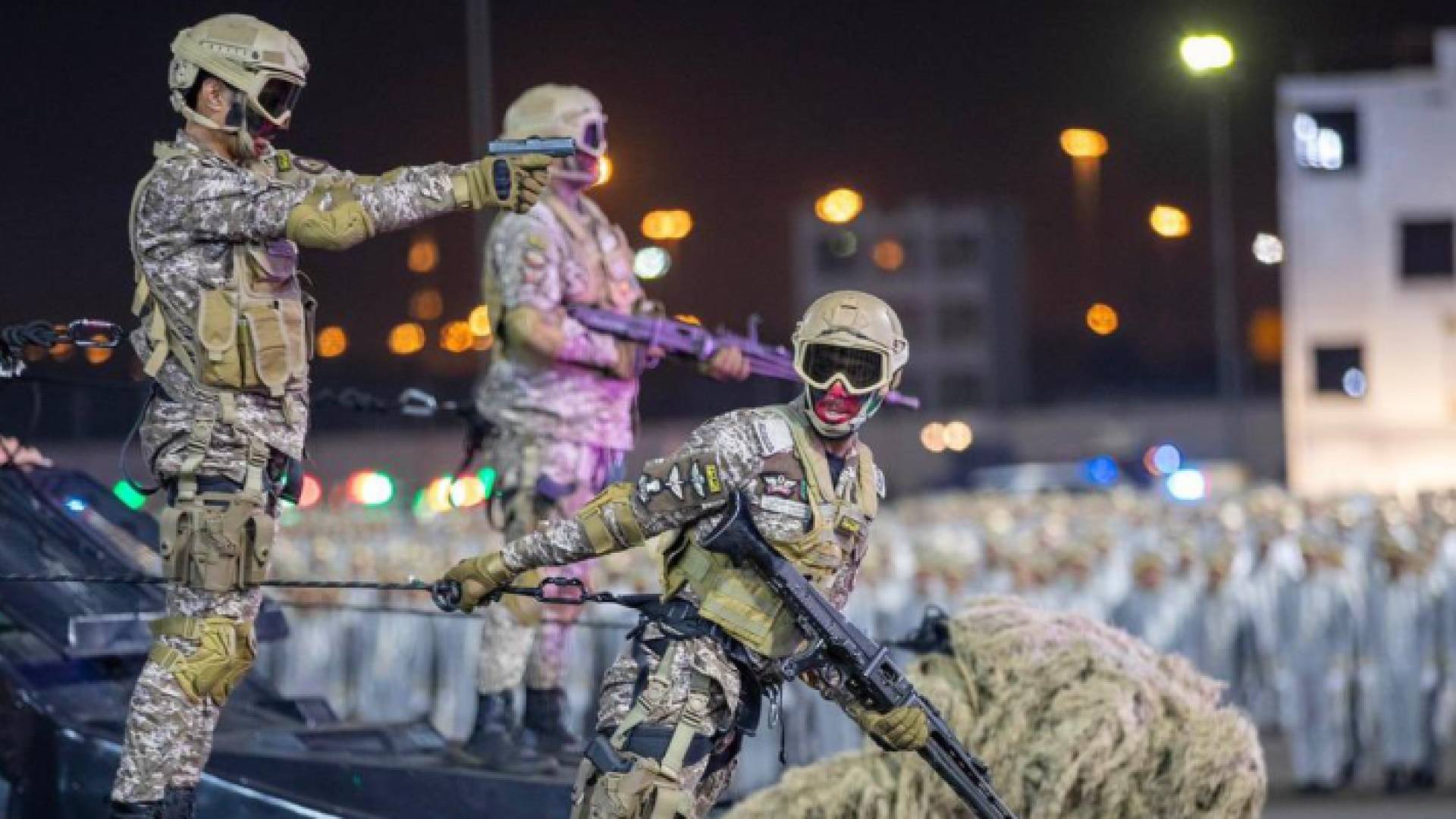 عناصر من قوة امن الحج