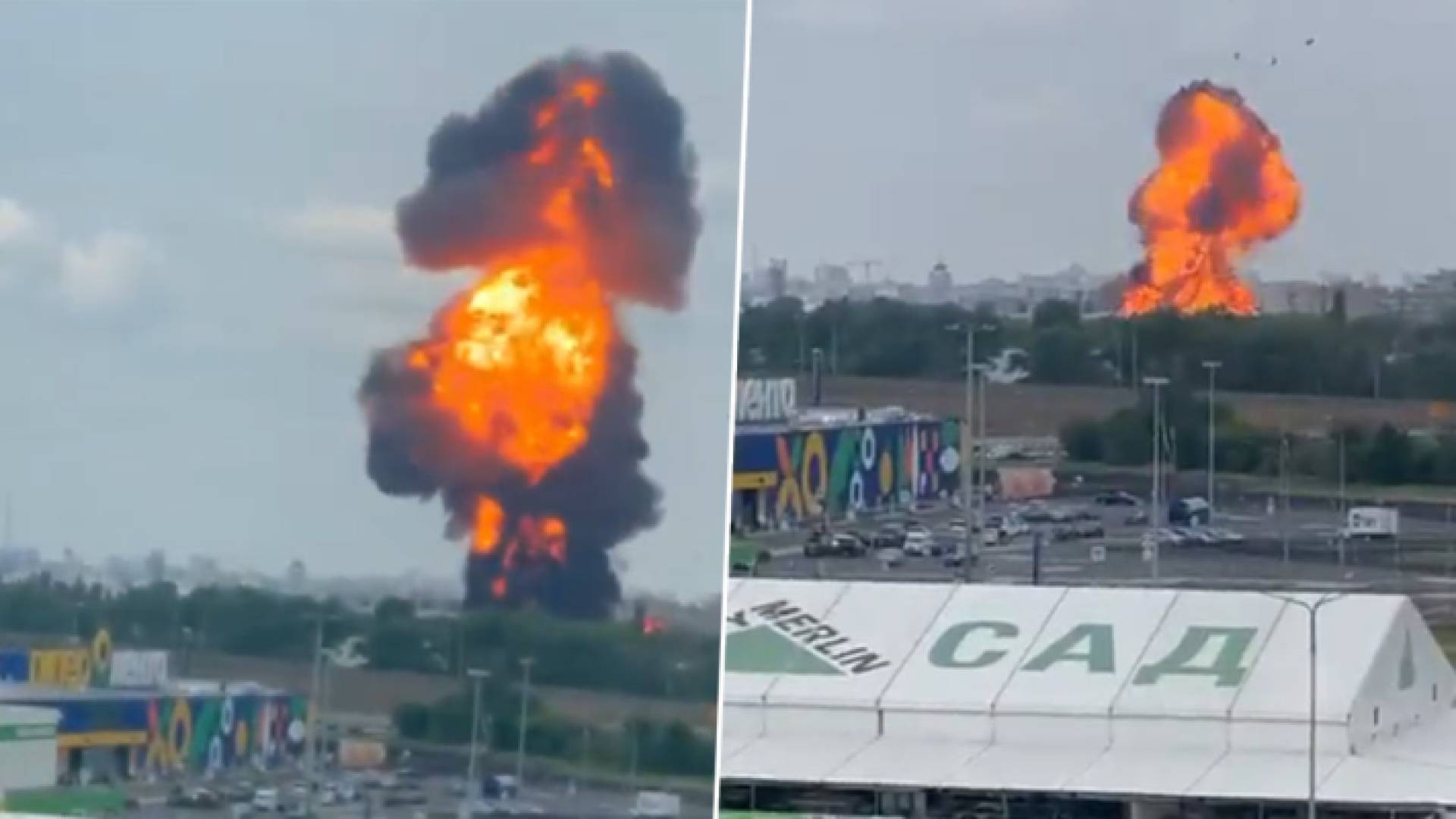 لقطات من الحريق