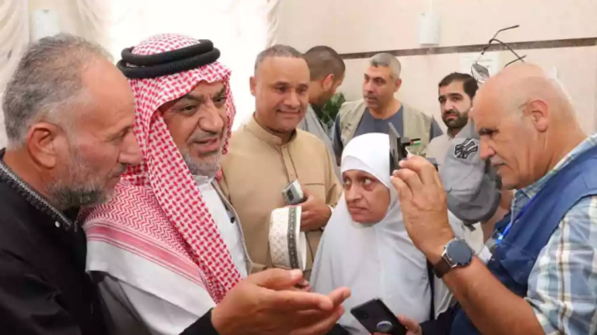 وزير الأوقاف برفقة الحجاج