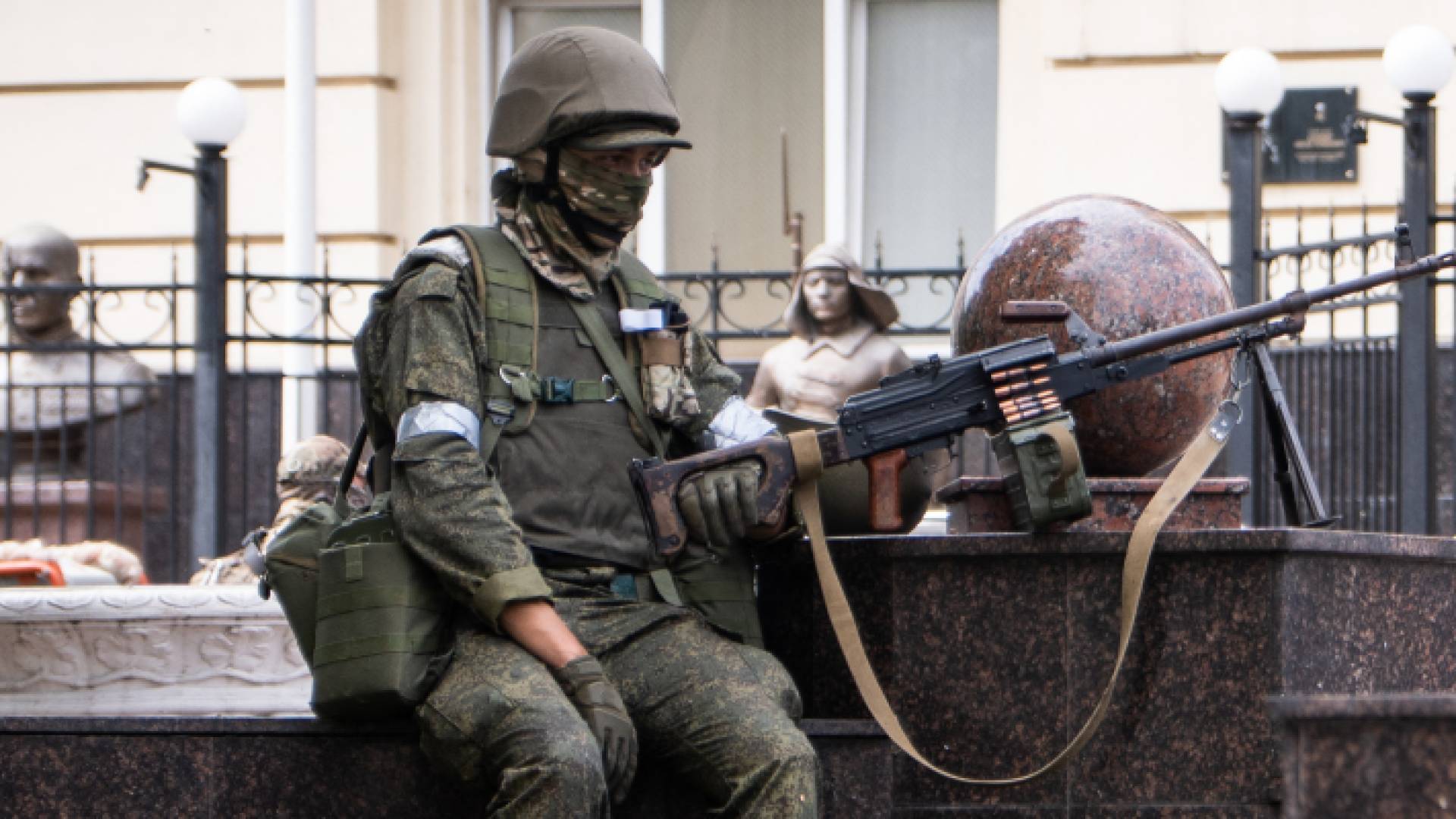 فرد من جماعة فاغنر في روسيا