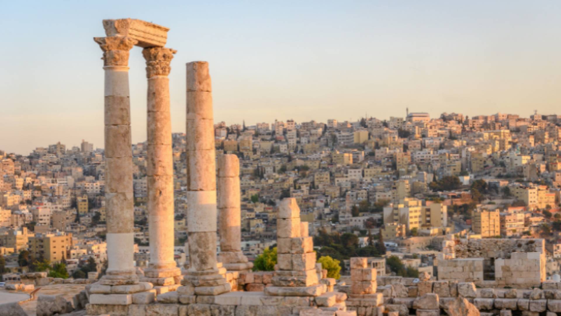 صوورة عامة للعاصمة عمان