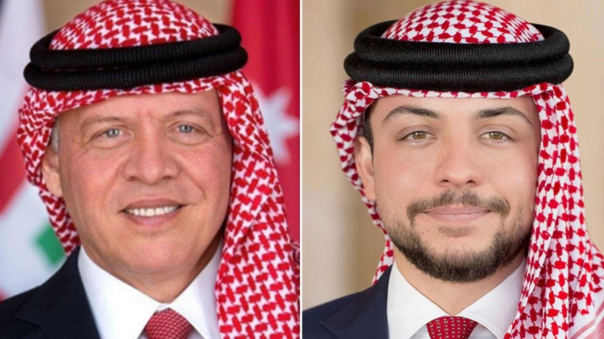 جلالة الملك عبدالله الثاني وسمو ولي العهد الأمير الحسين بن عبدالله